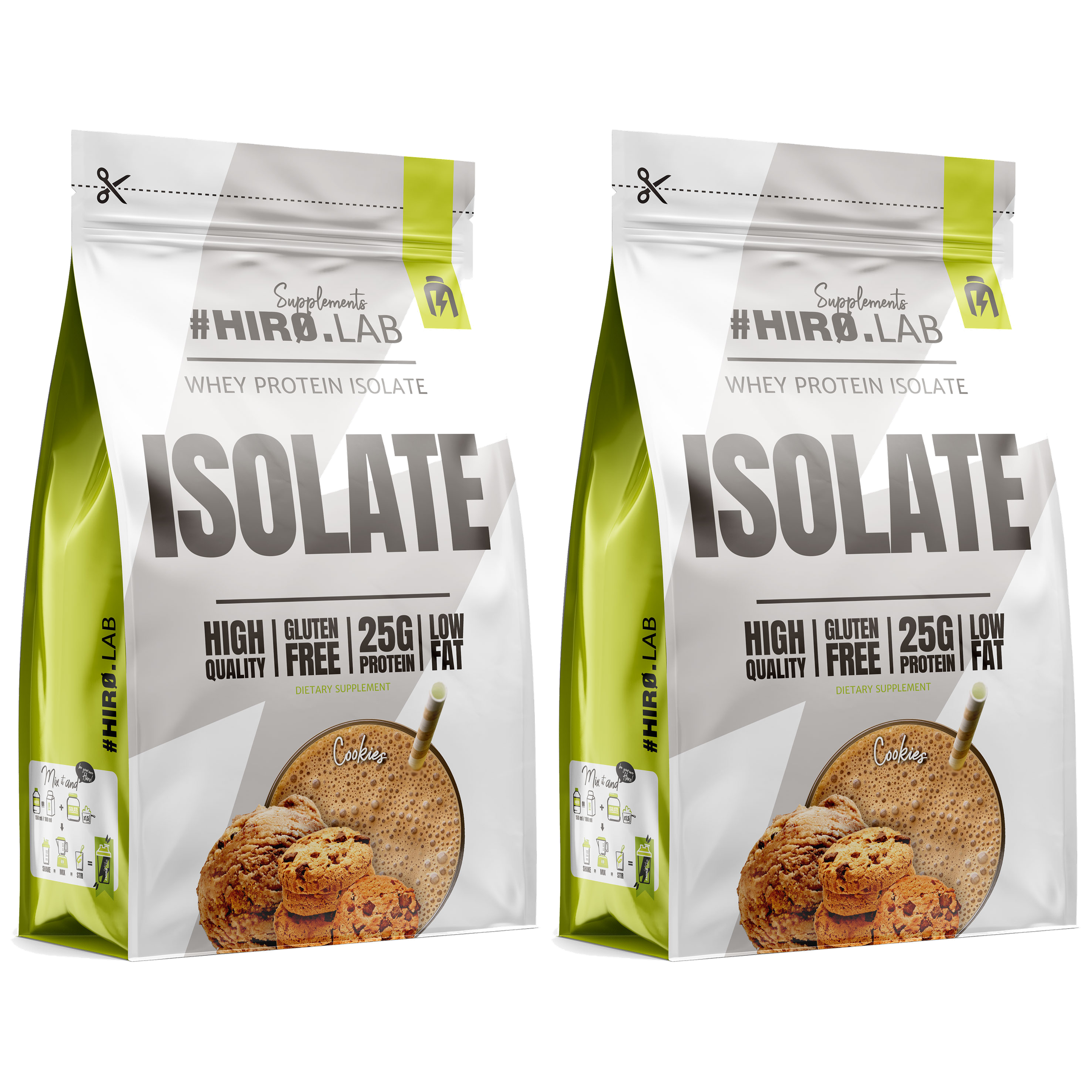 HIRO.LAB Whey Protein Isolate - 2x 700g