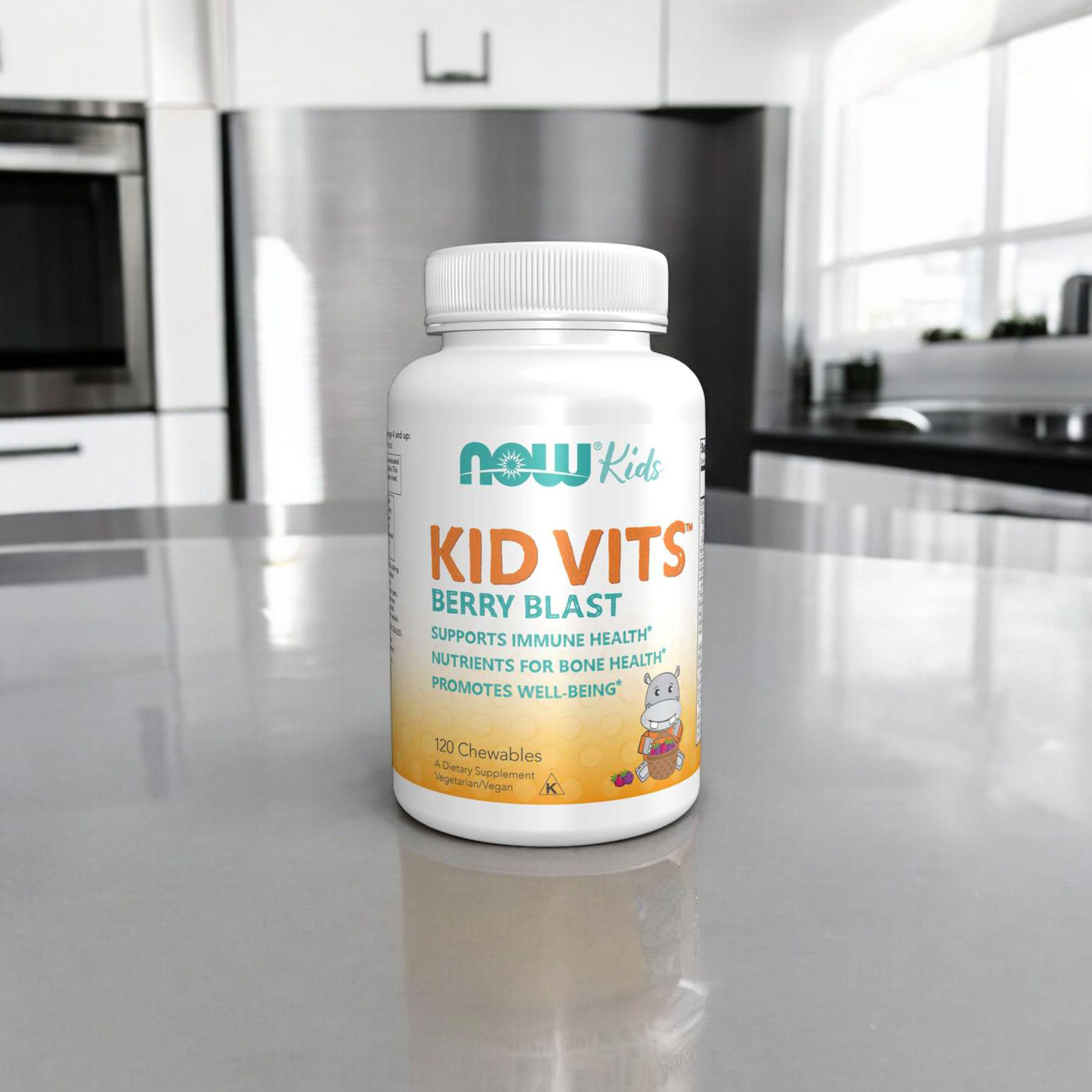 NOW Kid Vits - 2x 120 tabletek do ssania