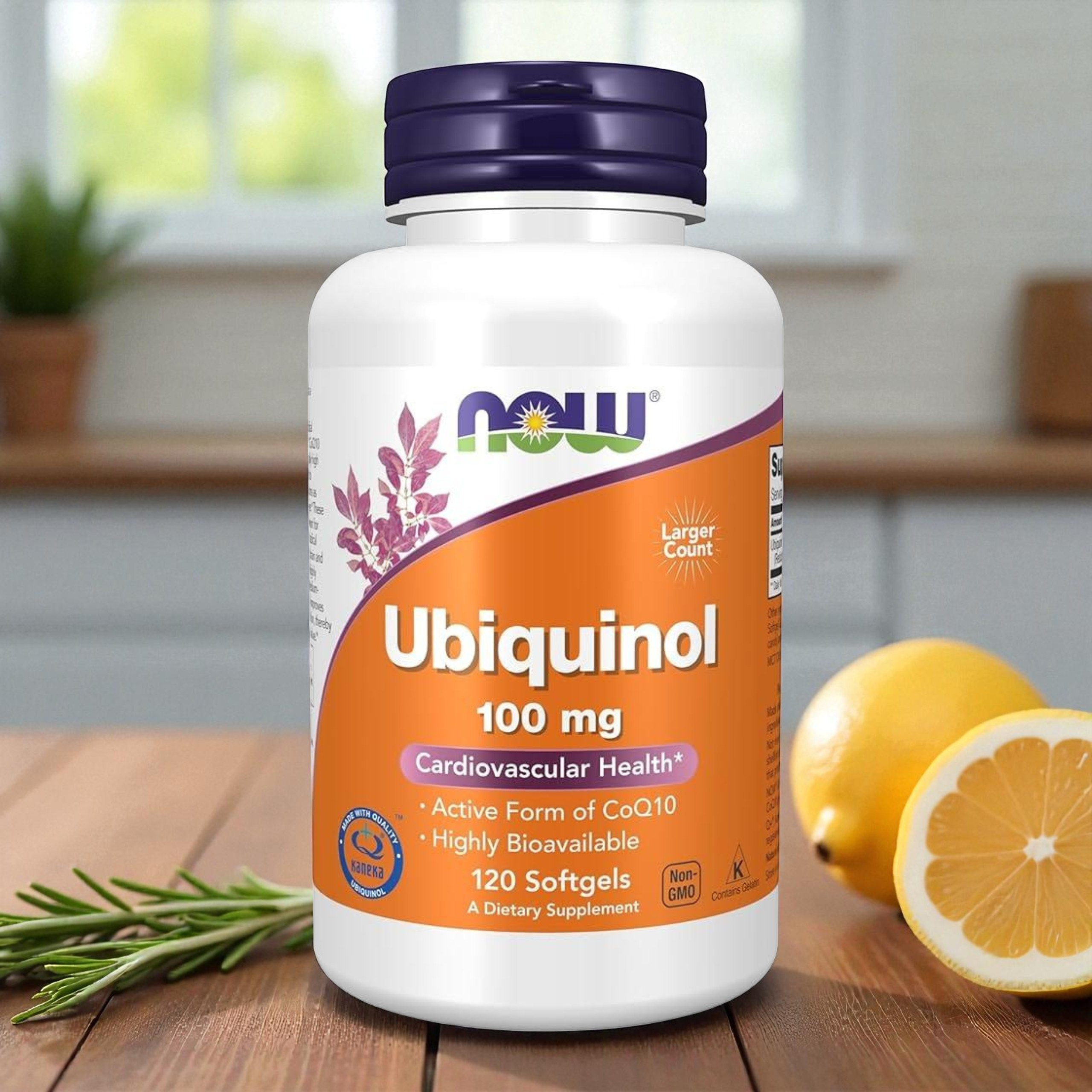 NOW - Ubiquinol 100mg - 3x 120softgels