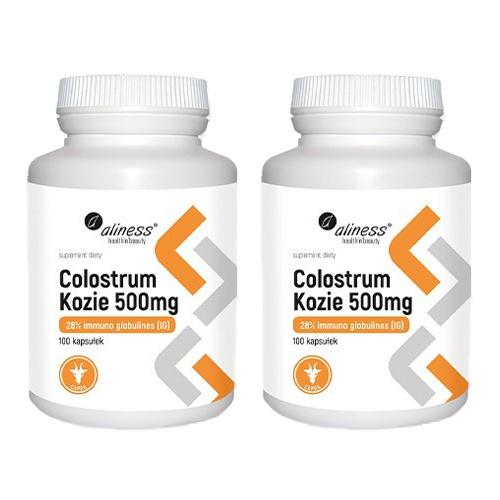 Aliness Colostrum Kozie 500mg - 2x 100caps.