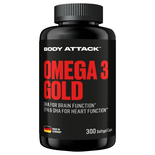 BODY ATTACK - Omega 3 Gold - 2x 300softgels