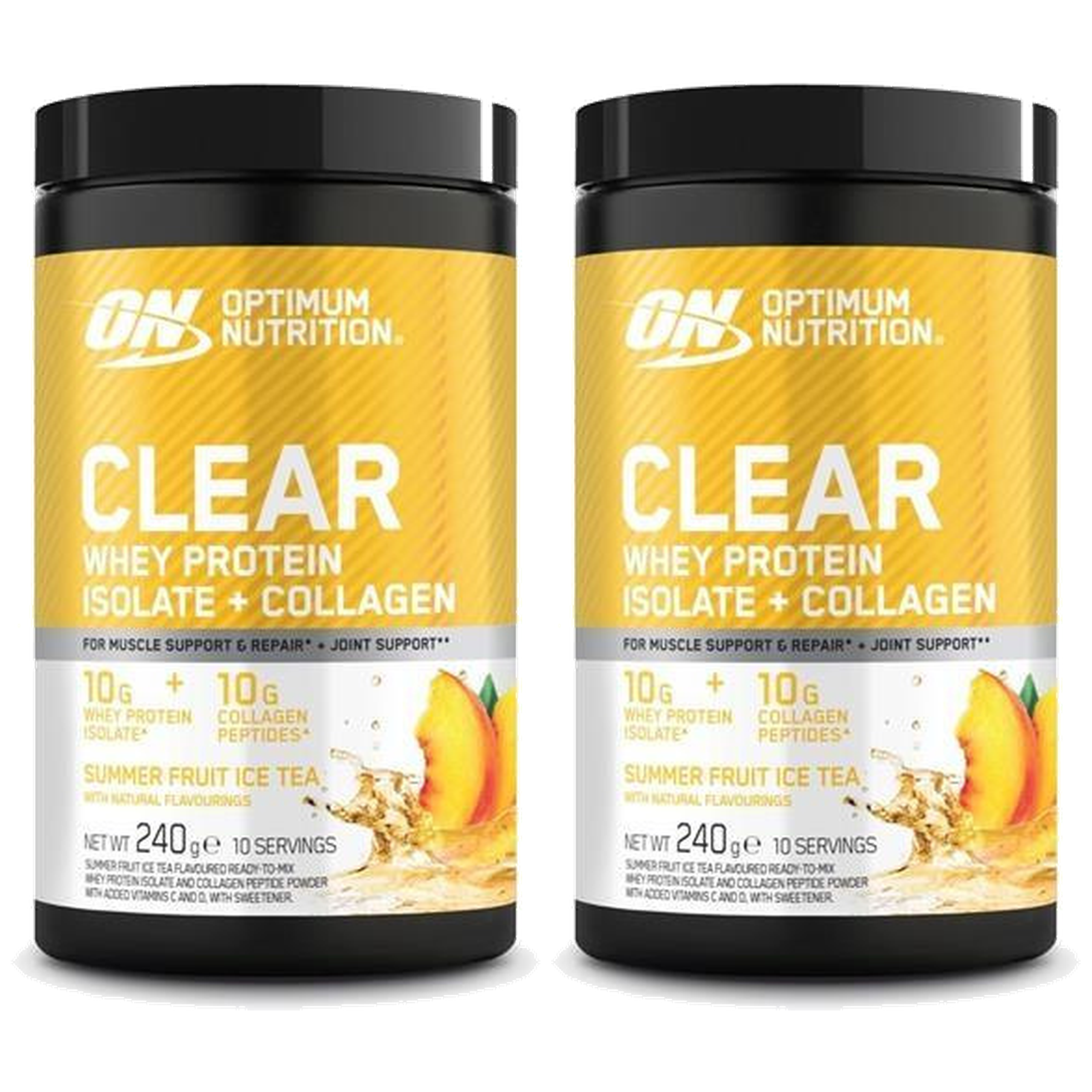OPTIMUM NUTRITION - Whey Collagen - 2x 240g - Summer Fruit Ice Tea