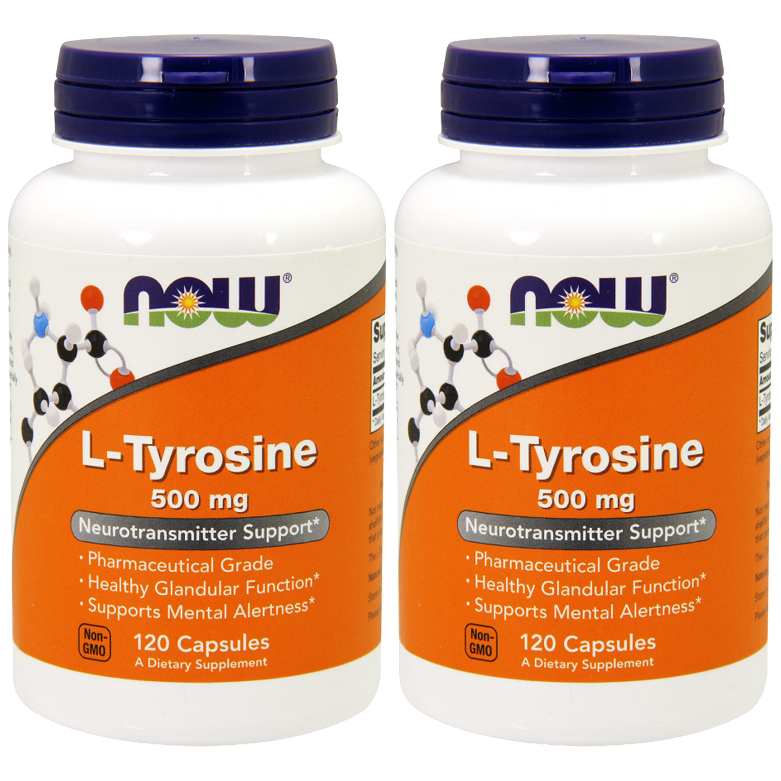 NOW L-Tyrosine - 2x 120caps
