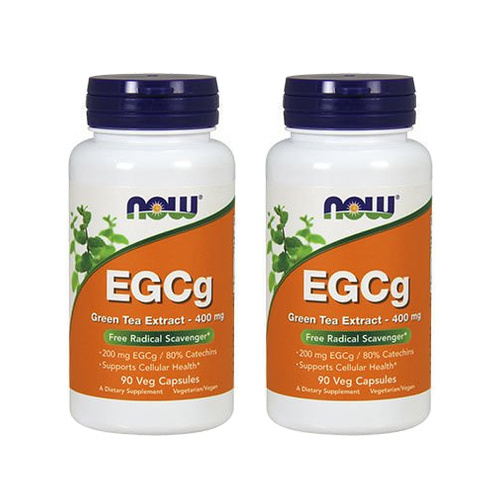 NOW EGCg Green Tea Extract 400mg - 2x 90vcaps