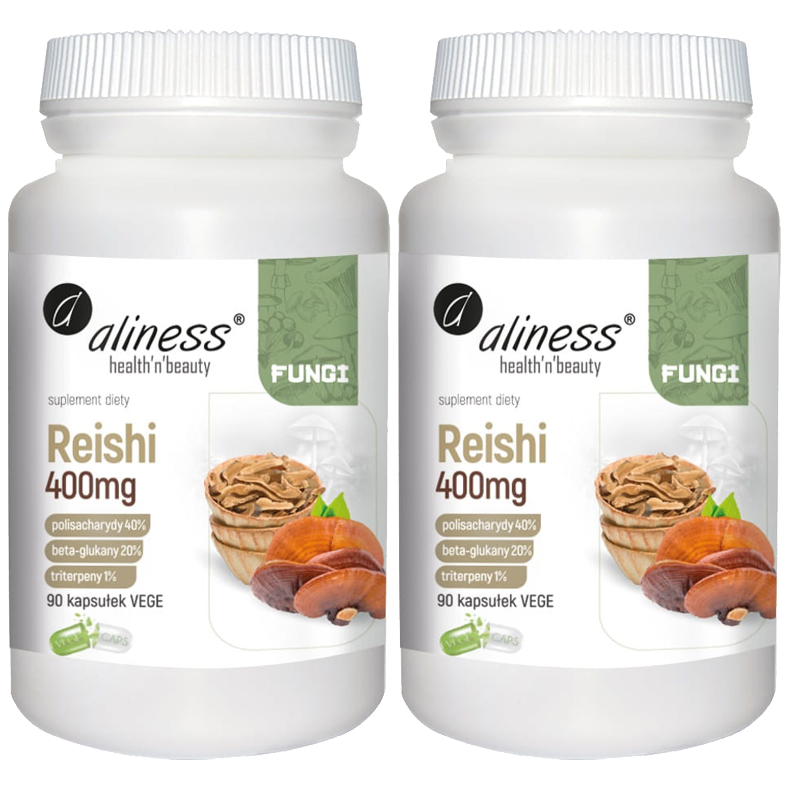 ALINESS - Reishi 400mg - 2x 90vcaps.