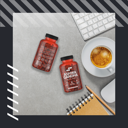 3x MP NUTRITION Ashwagandha 450mg 9% witanolidów - 60 caps