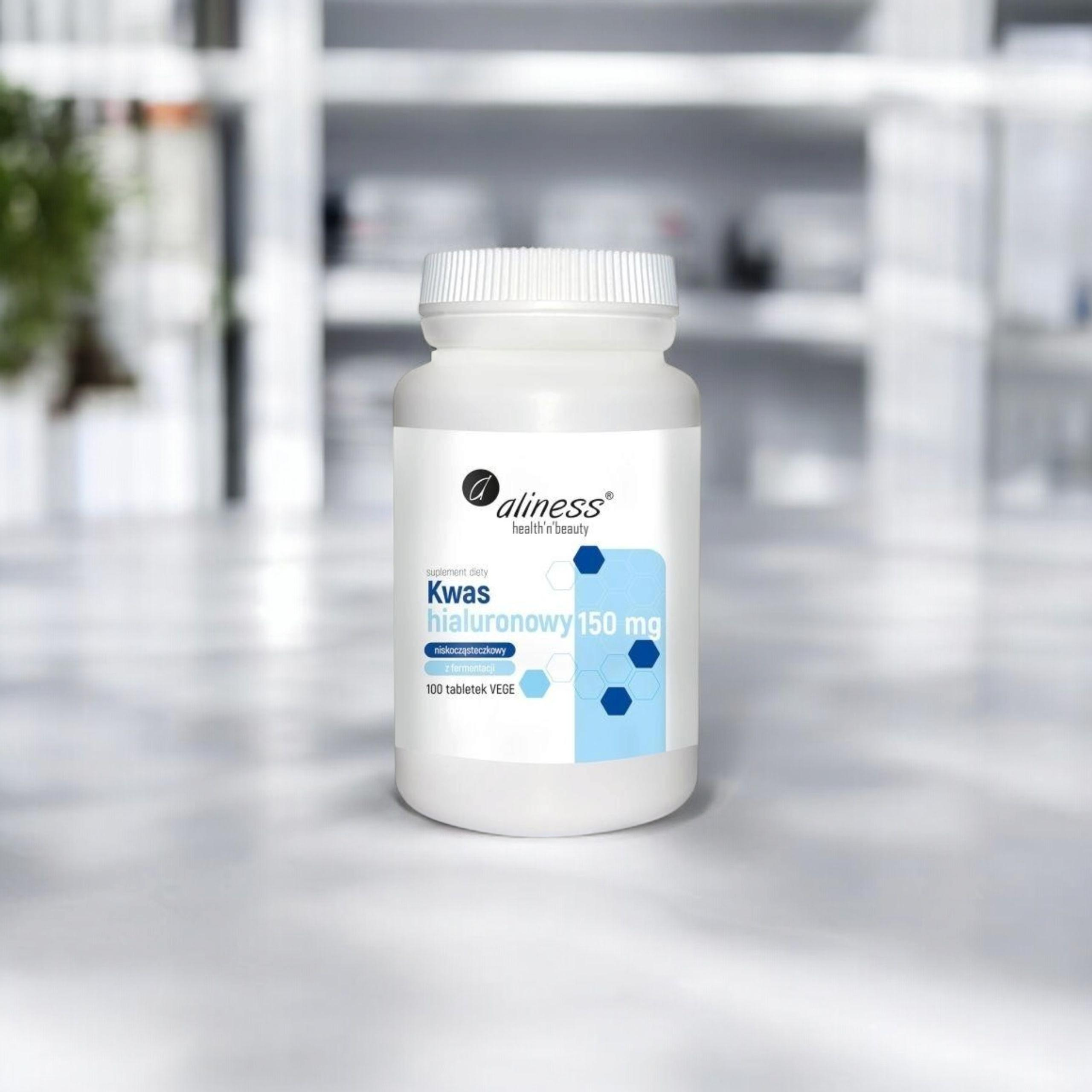 ALINESS - Kwas Hialuronowy 150mg - 100vtabs.