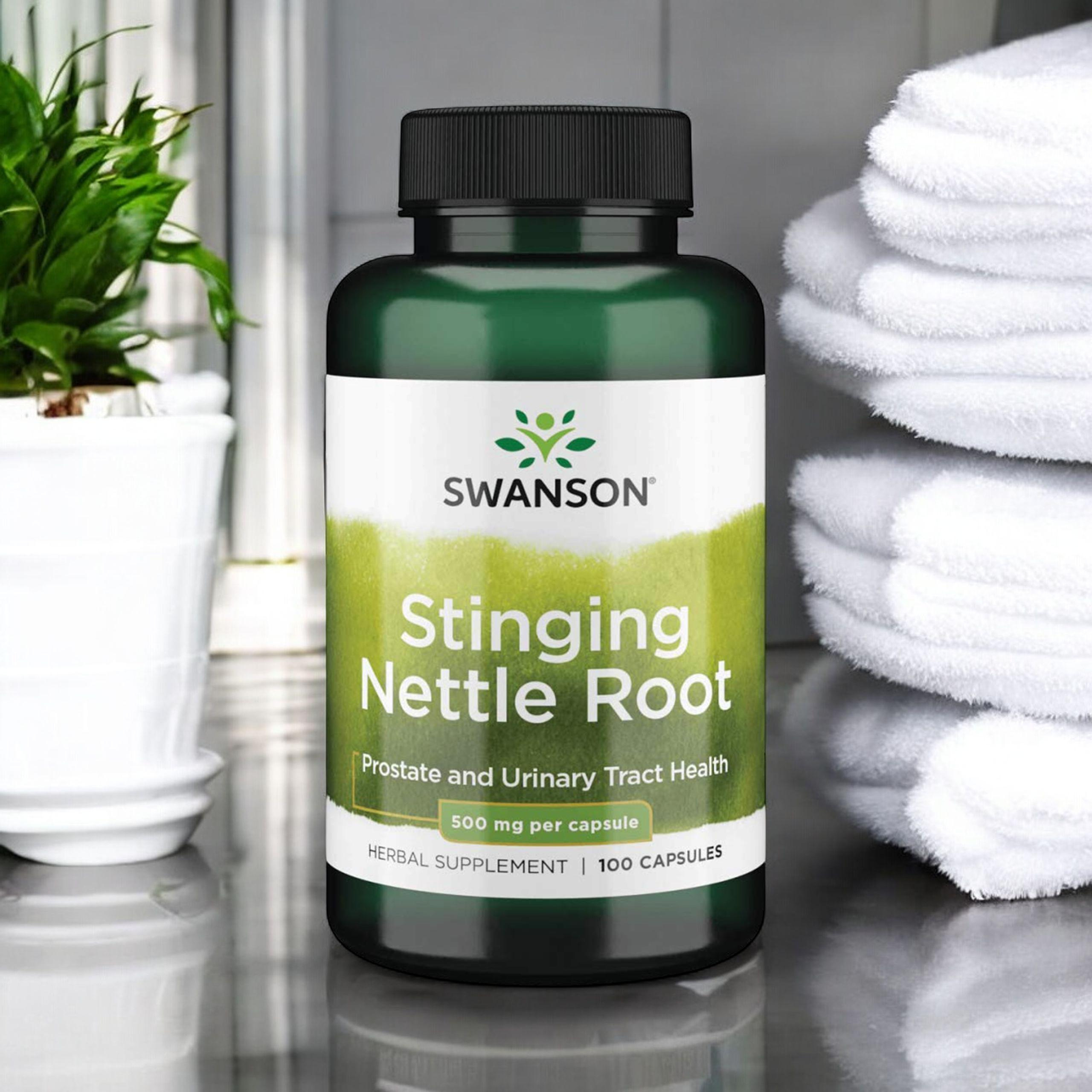 SWANSON Stinging Nettle Root 500mg - 100caps. - 2x Pokrzywa zwyczajna