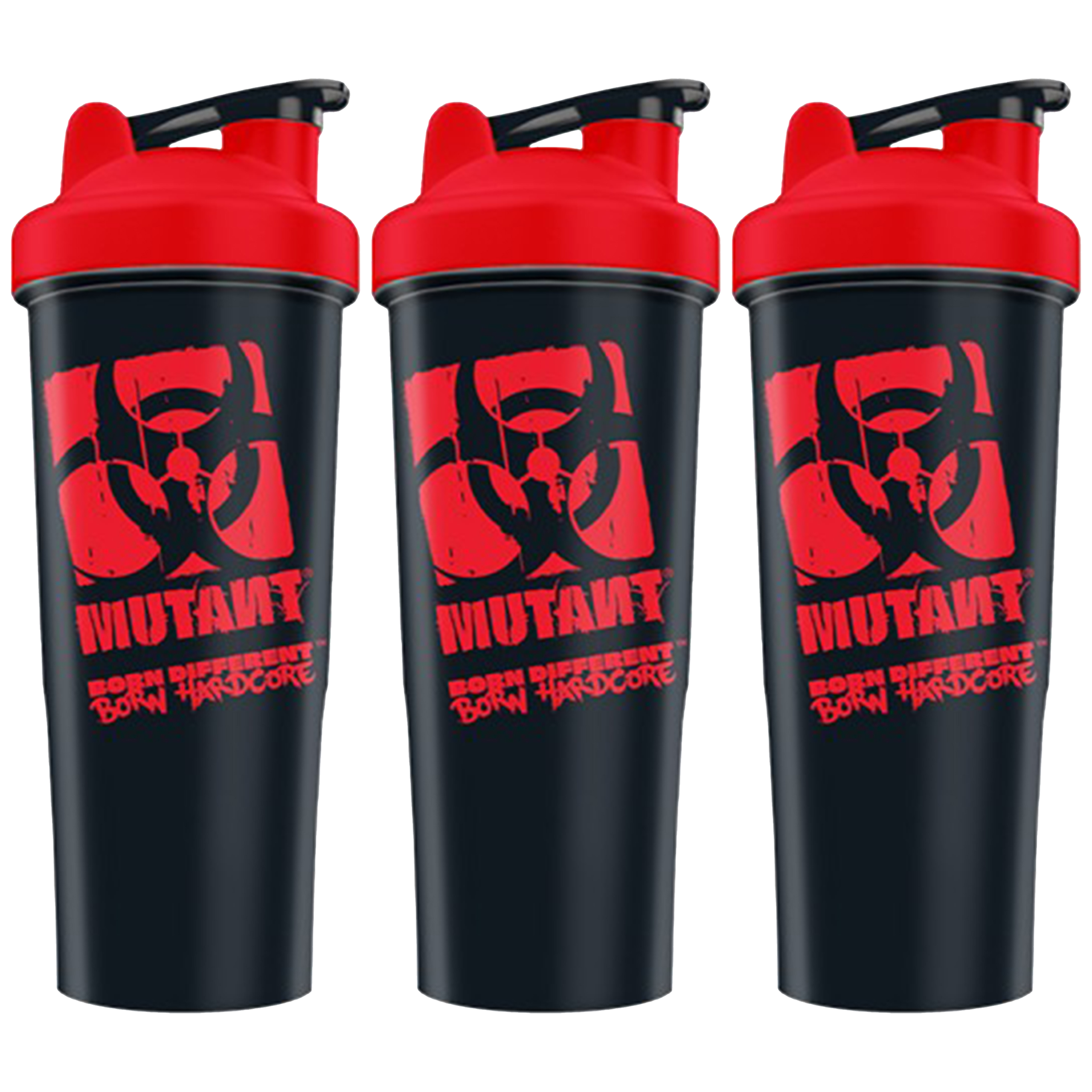 MUTANT - Born Hardcore Deluxe Shaker Cup - 3x 900ml - Black