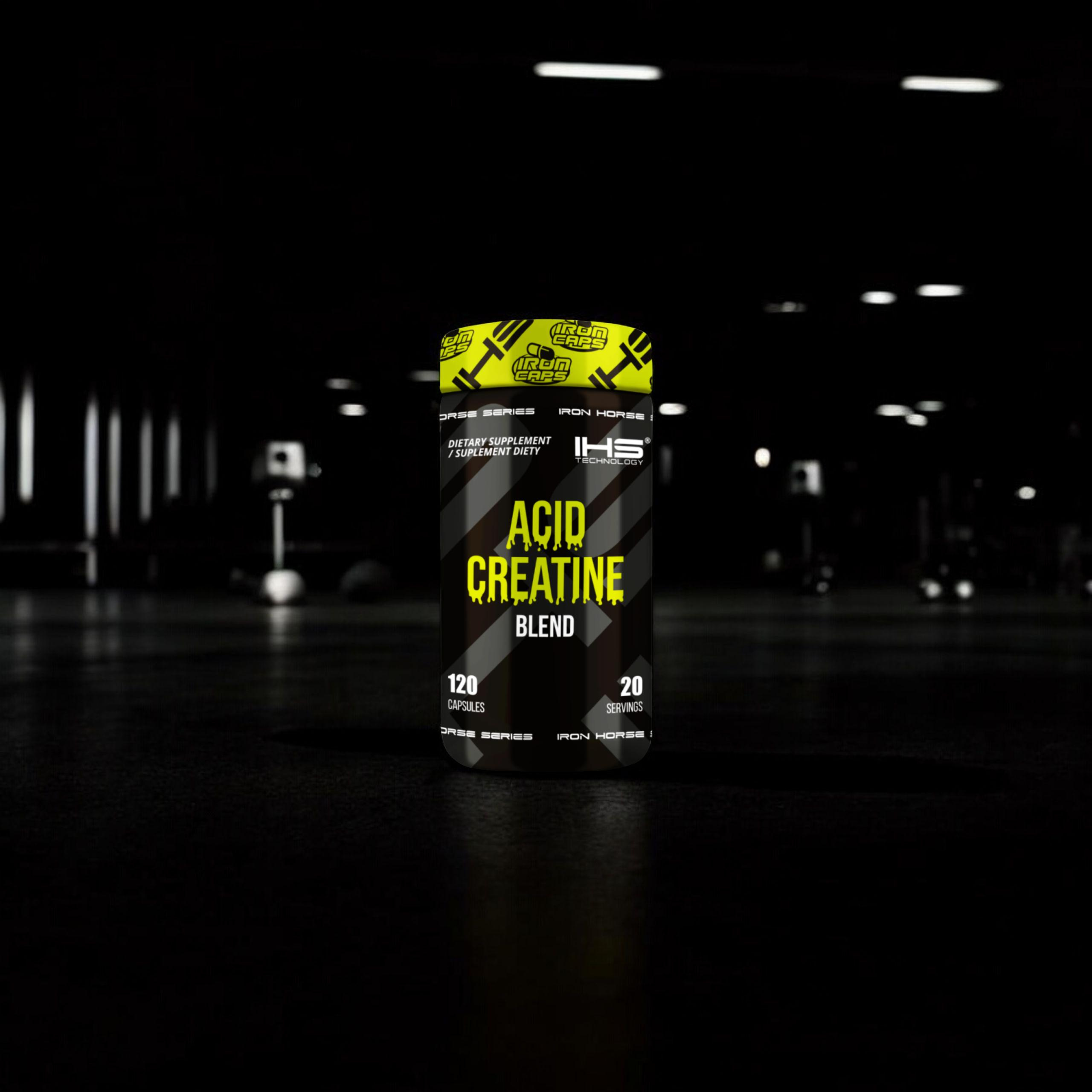 IRON HORSE - Acid Creatine Blend - 120caps.
