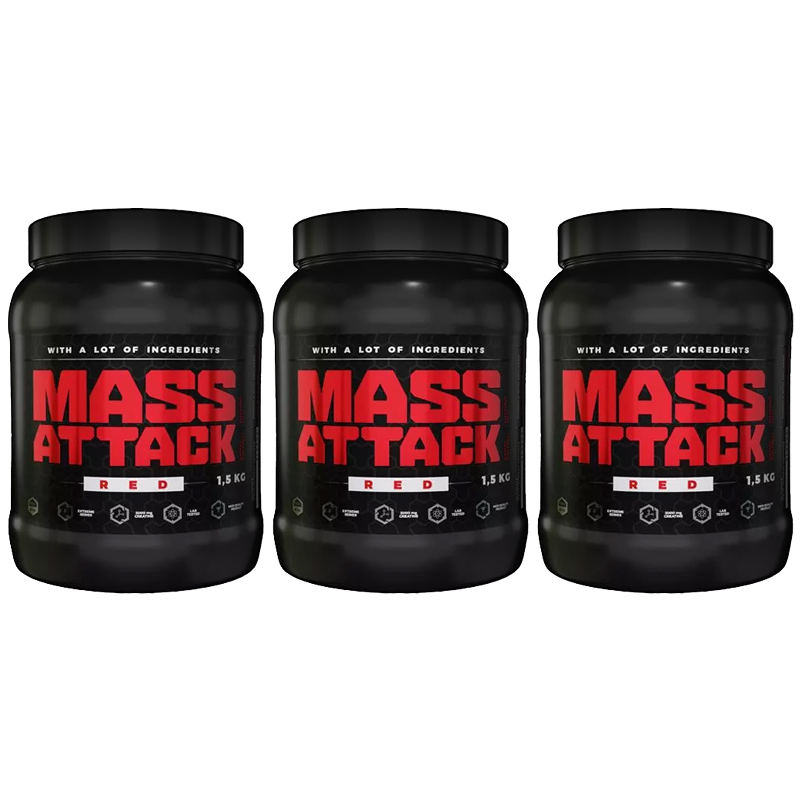 FITLABS Mass Attack - 3x 1500g