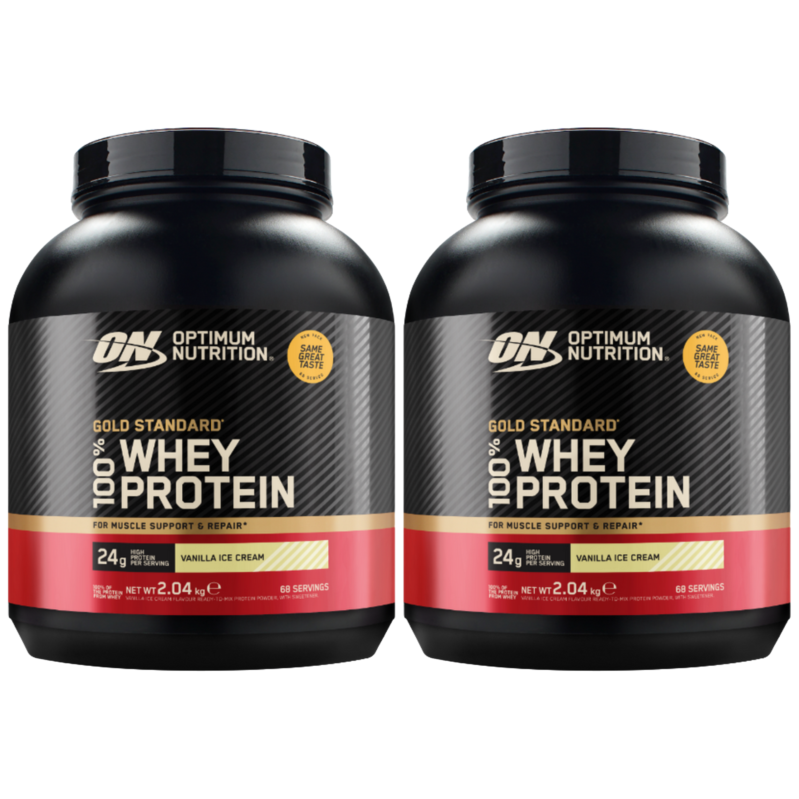 OPTIMUM NUTRITION Whey Gold Standard - 2x 2040g