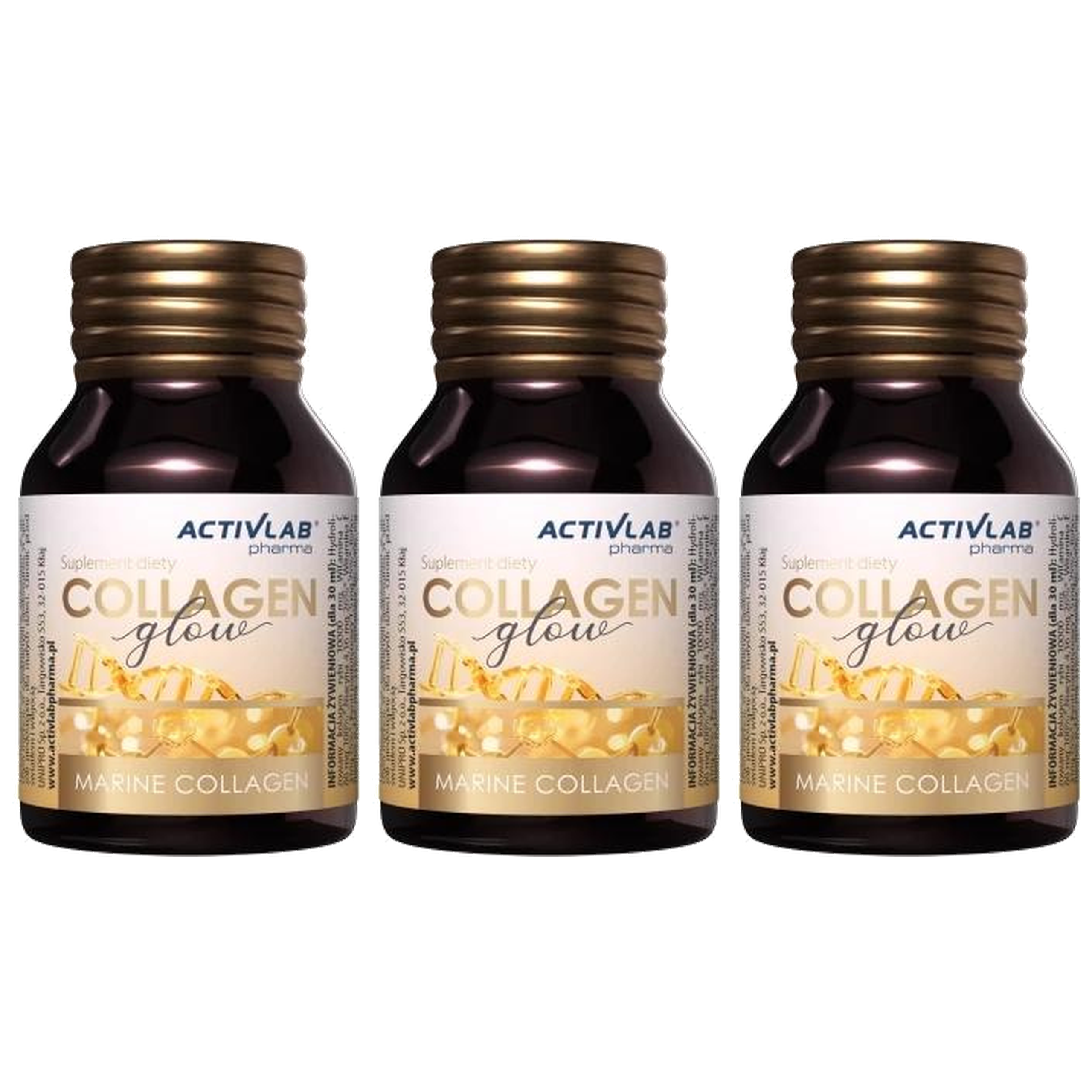 ACTIVLAB PHARMA - Collagen Glow Shot - 3x 30ml - Marine
