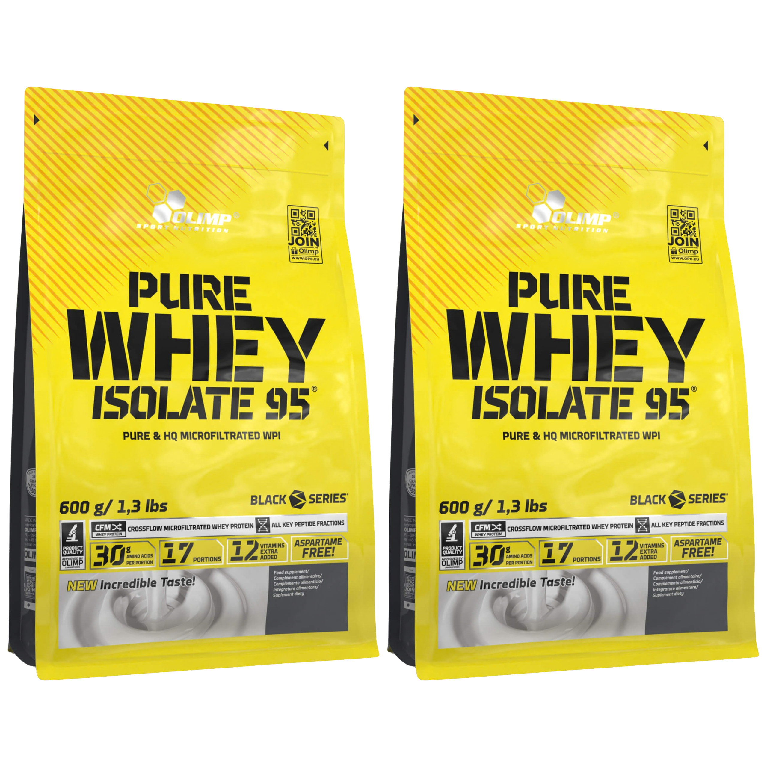 OLIMP Pure Whey Isolate 95 - 2x 600g