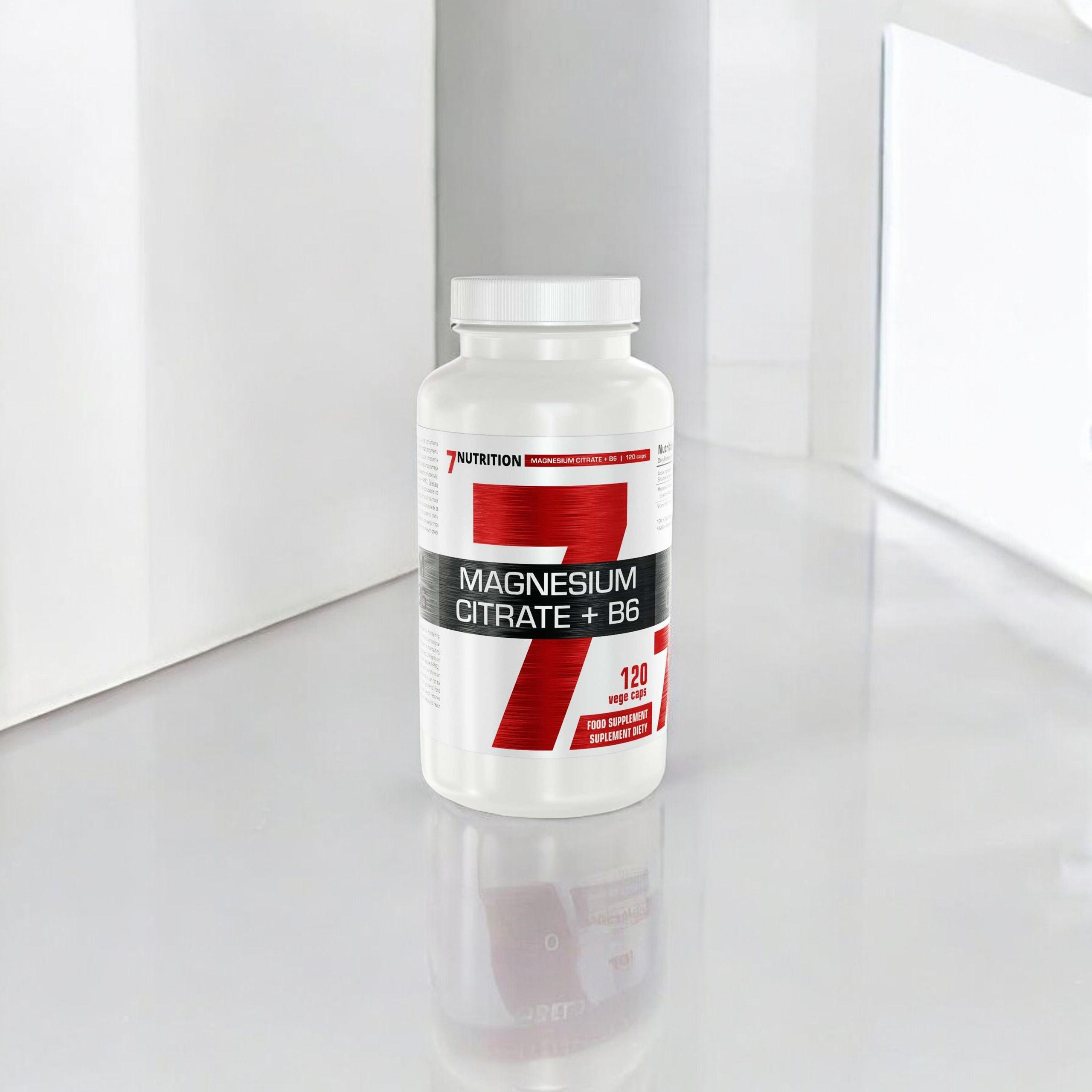 7 NUTRITION Magnesium Citrate + B6 - 2x 120vcaps