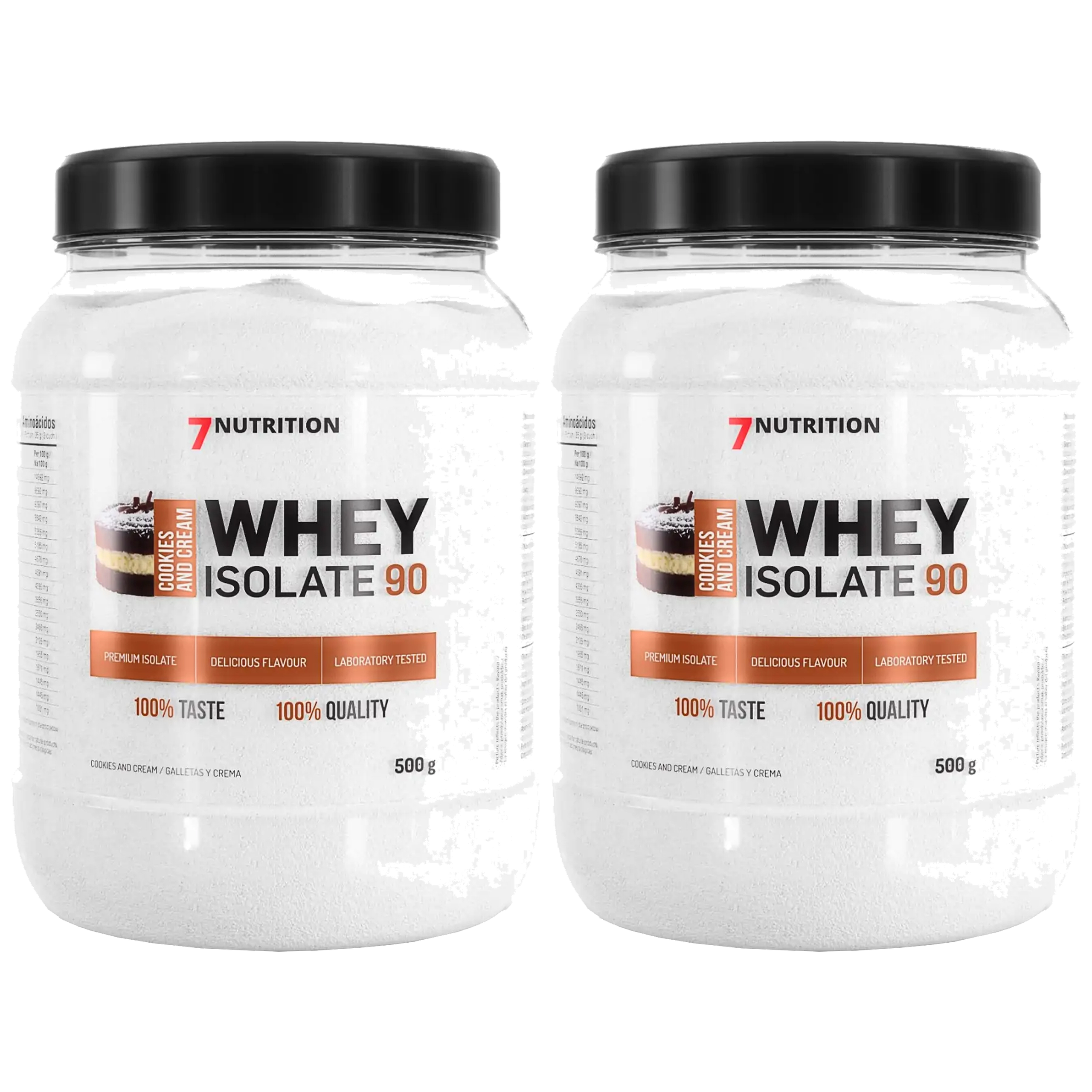 7 NUTRITION Whey Isolate 90 - 2x 500g