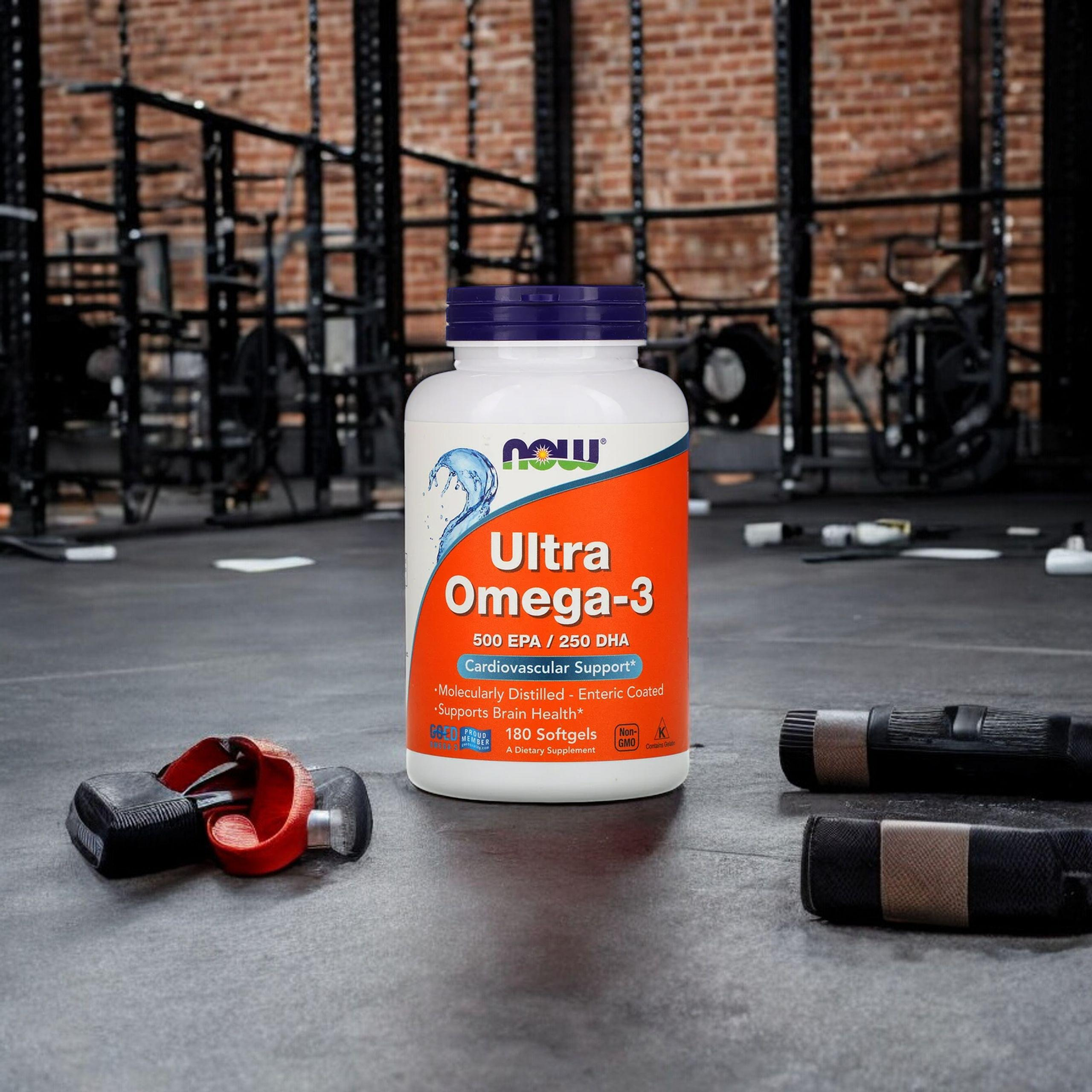 NOW Ultra Omega 3 - 500 EPA / 250 DHA - 3x 180softgels
