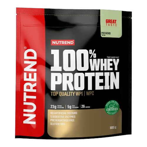 NUTREND Whey Protein Pistacja - białko serwatkowe dla osób aktywnych