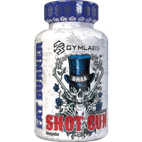 GYMLABS NUTRITION - Shot Gun Fat Burner - 60caps. NIE ODKRYWAĆ 