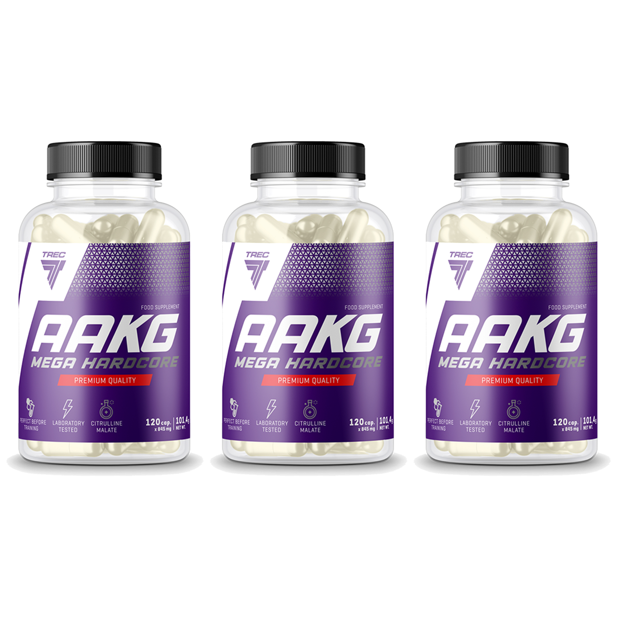 TREC AAKG Mega Hardcore - 3x 120caps