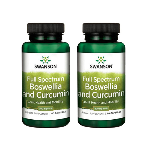 SWANSON Full Spectrum Boswellia & Curcumin - 2x 60caps