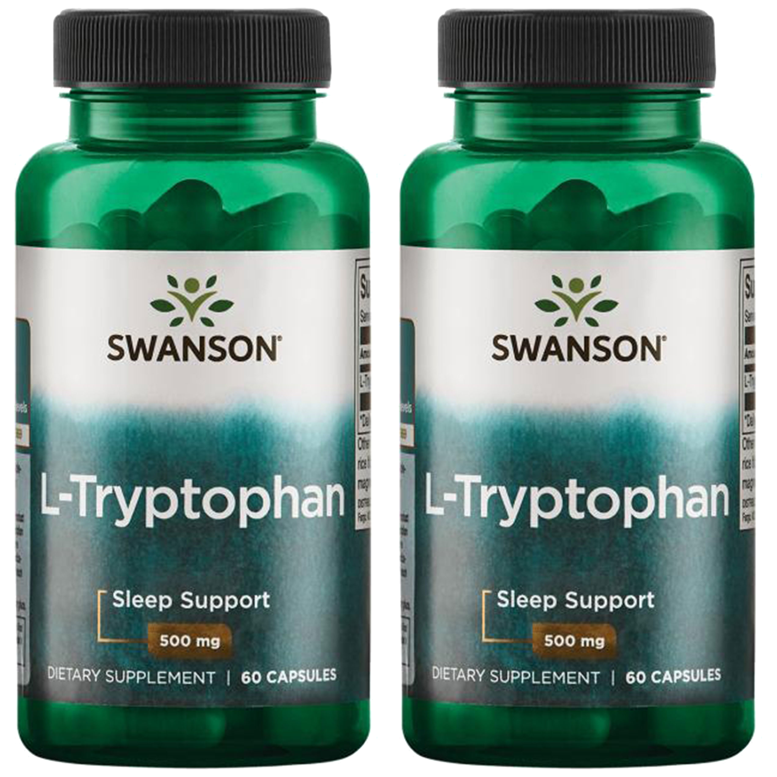 SWANSON L-Tryptophan 500mg - 2x 60caps