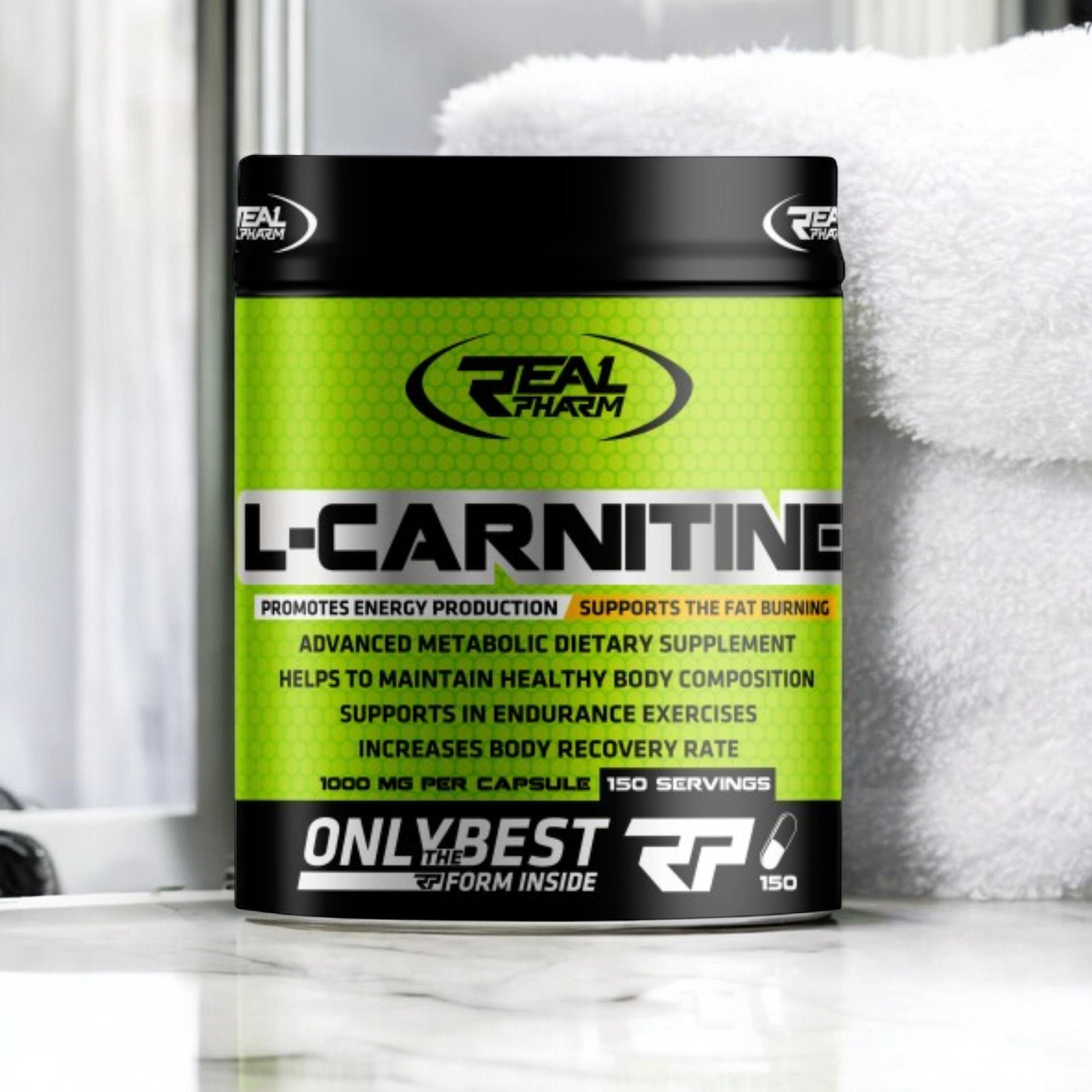 REAL PHARM L-Carnitine 1000mg - 150caps