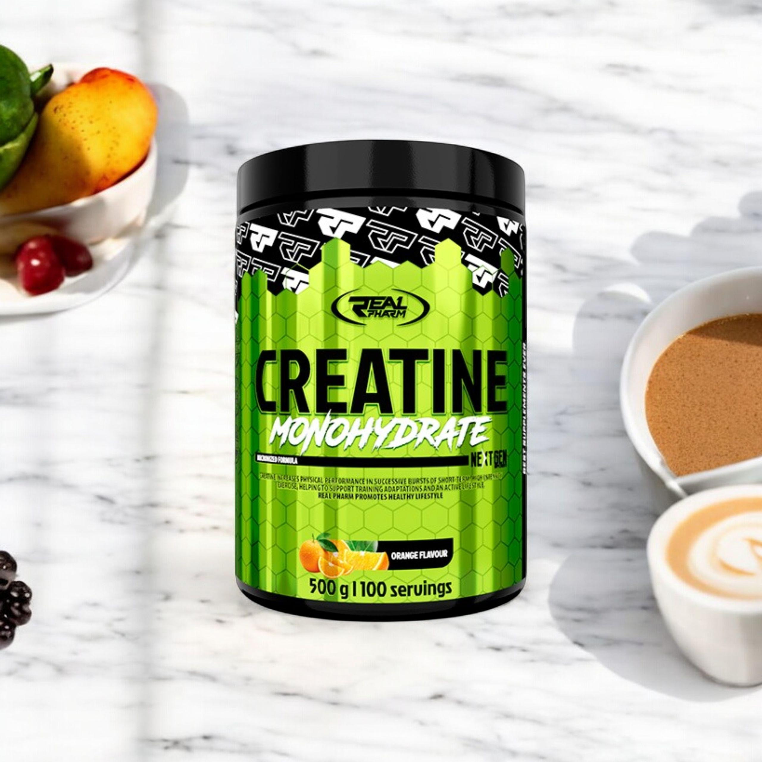 REAL PHARM Creatine Monohydrate - 3x 500g