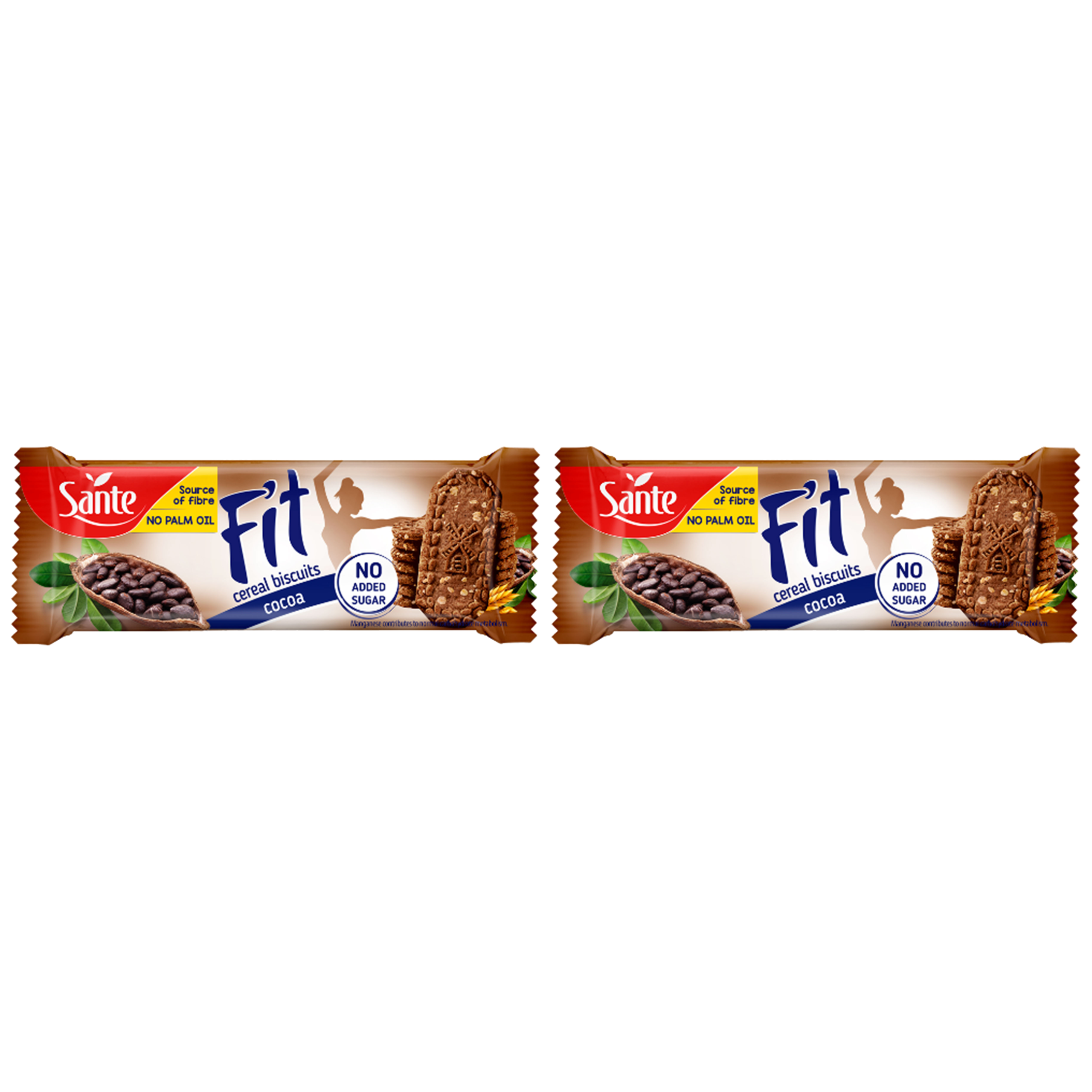 SANTE Fit Cereal Biscuits - 2x 50g