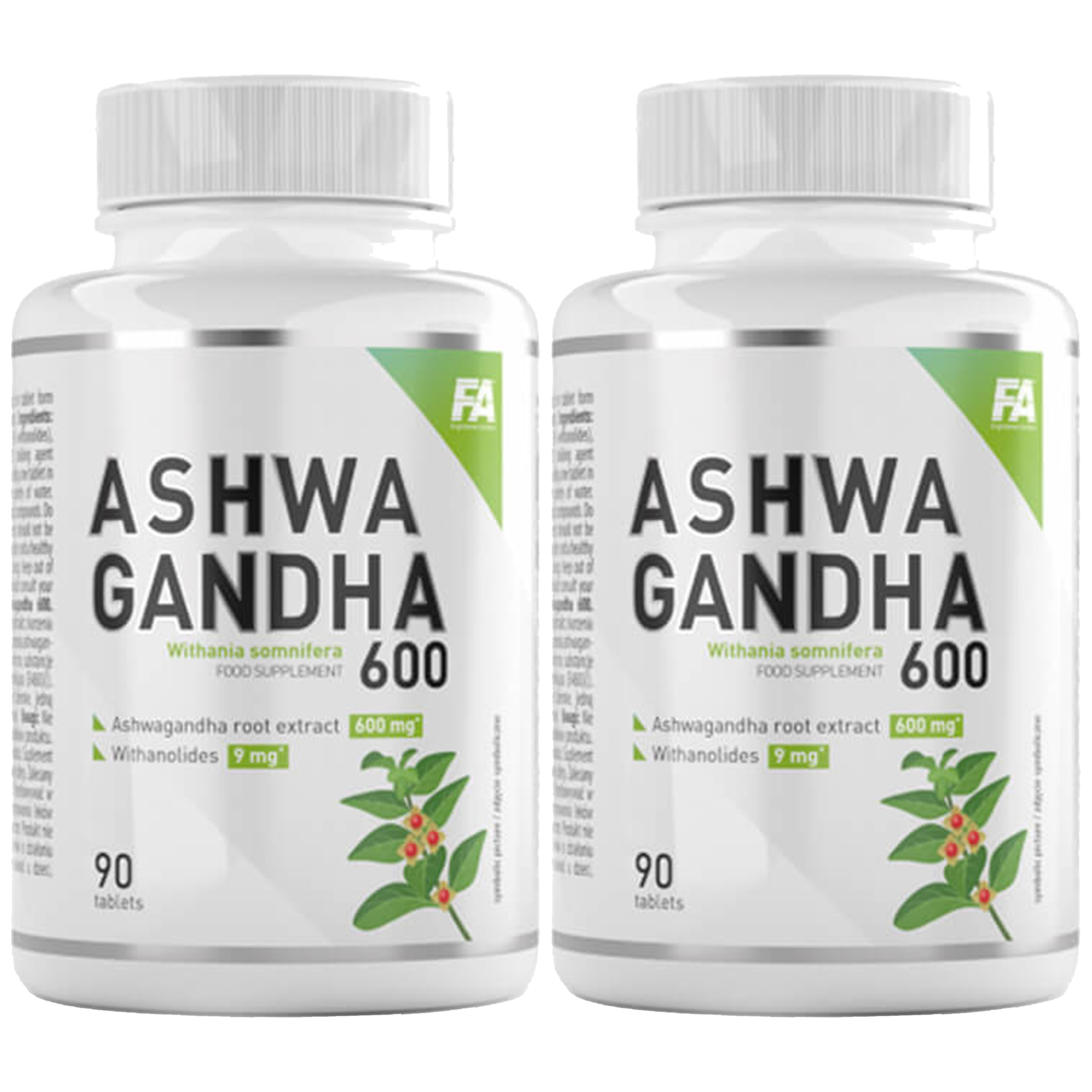 FITNESS AUTHORITY Ashwagandha 600 - 2x 90tabs.