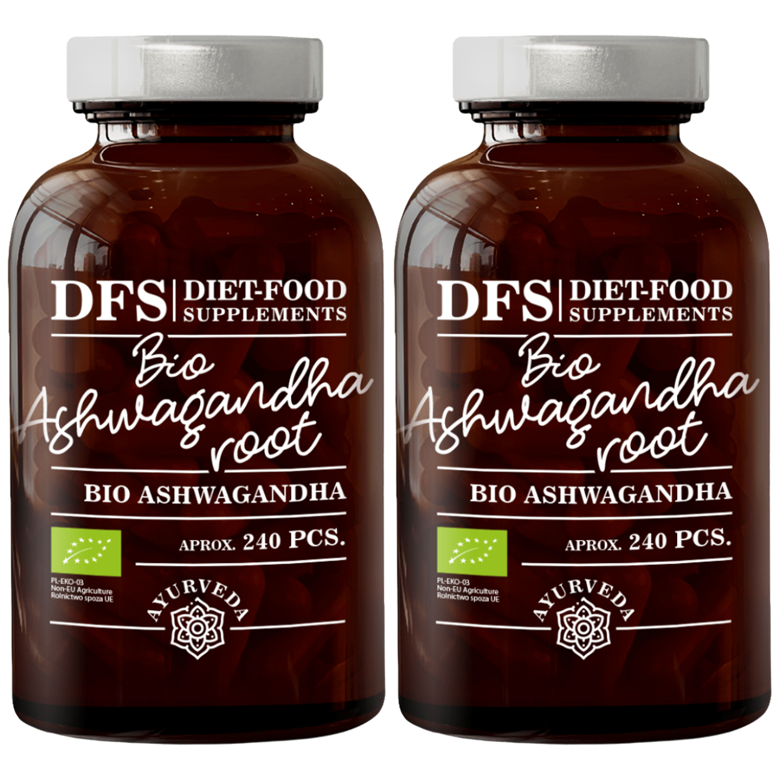 DIET FOOD Bio Ashwaganda - 2x 240caps.