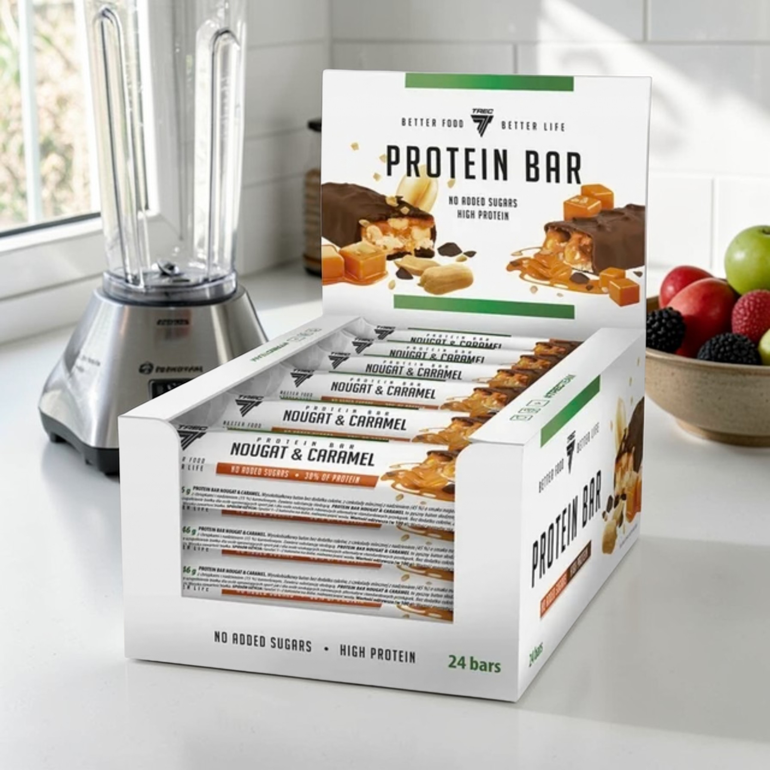 TREC - Protein Bar - 24x 49g - Peanut & Caramel 