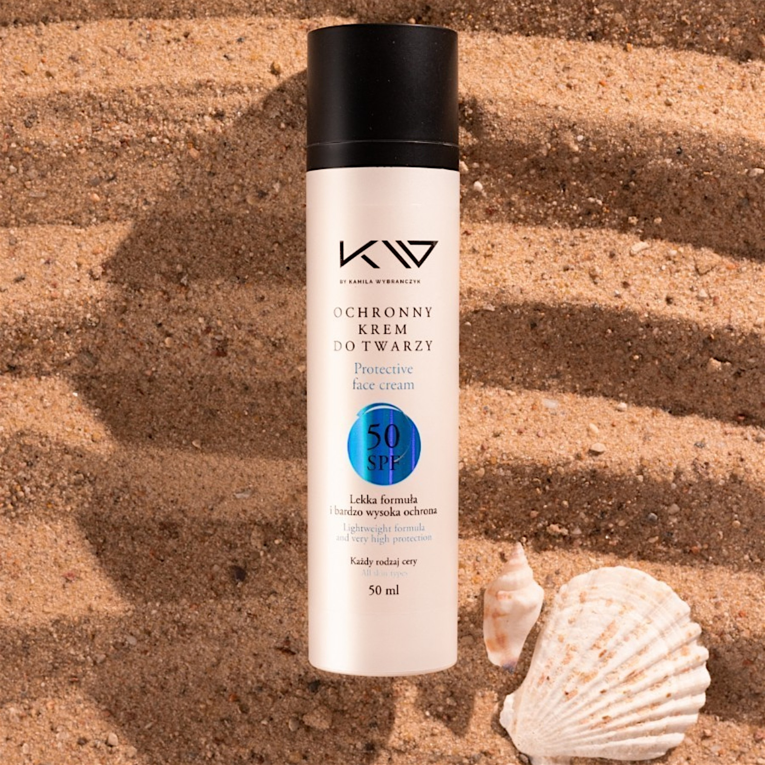 KAMILA WYBRAŃCZYK - Ochronny Krem do Twarzy SPF 50 - 2x 50ml