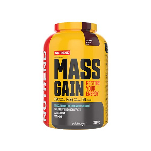 NUTREND Mass Gain - 2100g - Chocolate + Cocoa