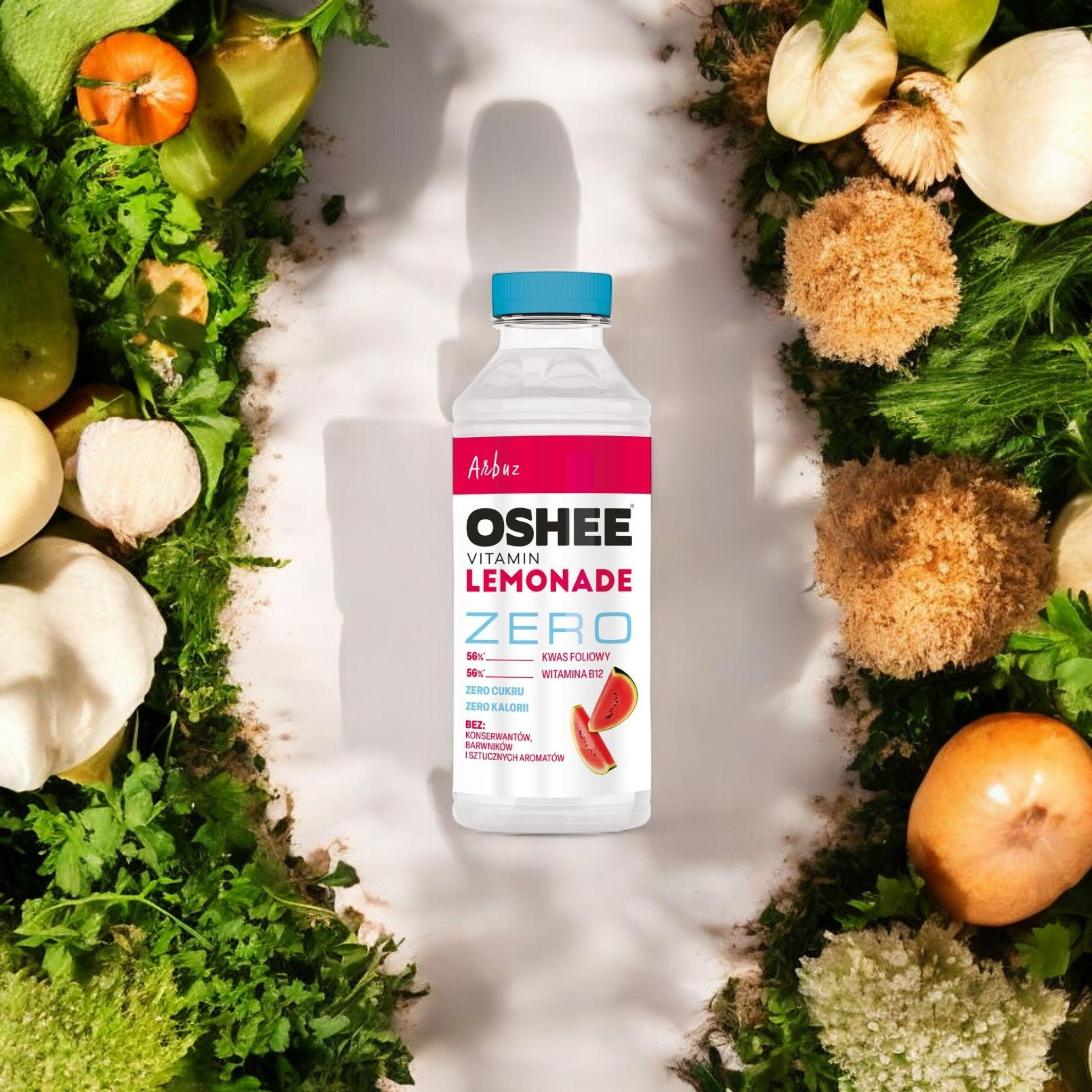 OSHEE - Vitamin Lemonade Zero - 555ml - Watermelon - WYPRZEDAŻ - 1-03