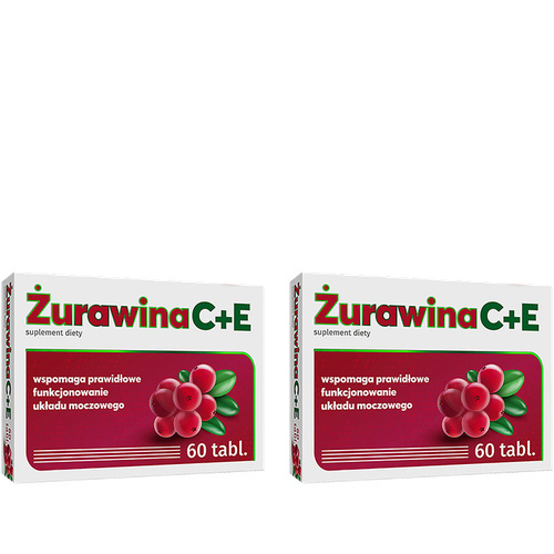 ALG PHARMA - 2x Żurawina C+E 60tabs.