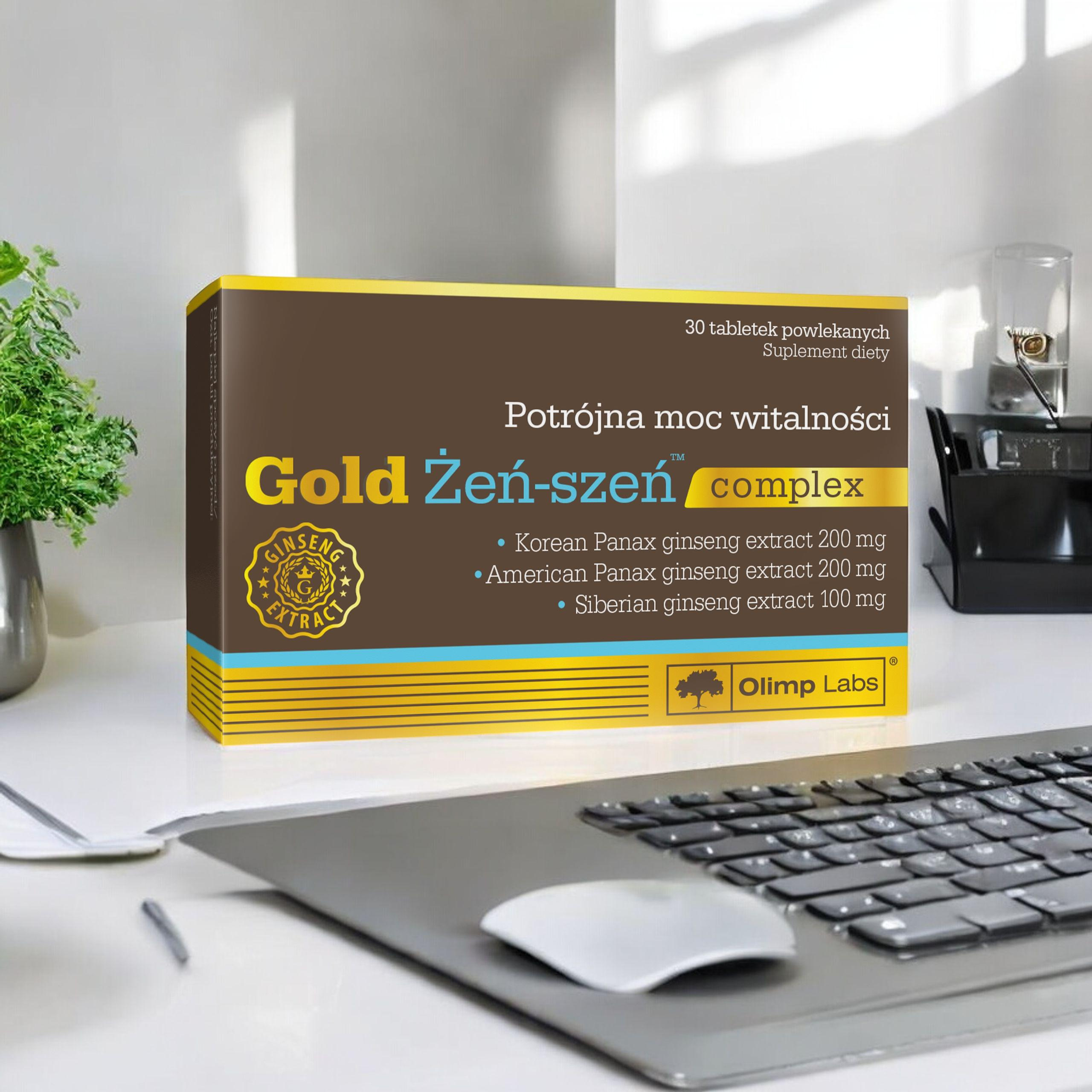 OLIMP Gold Żeń-Szeń Complex - 3x 30tabs