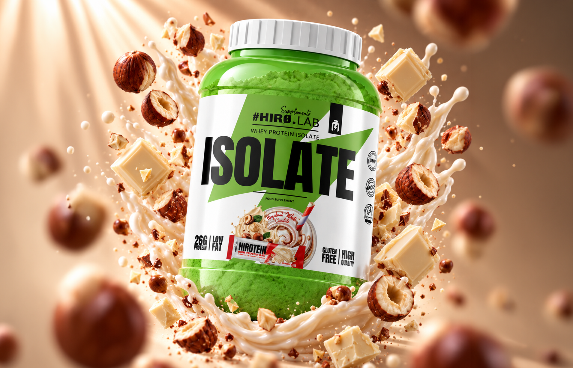 HIRO.LAB Whey Protein Isolate - 1800g