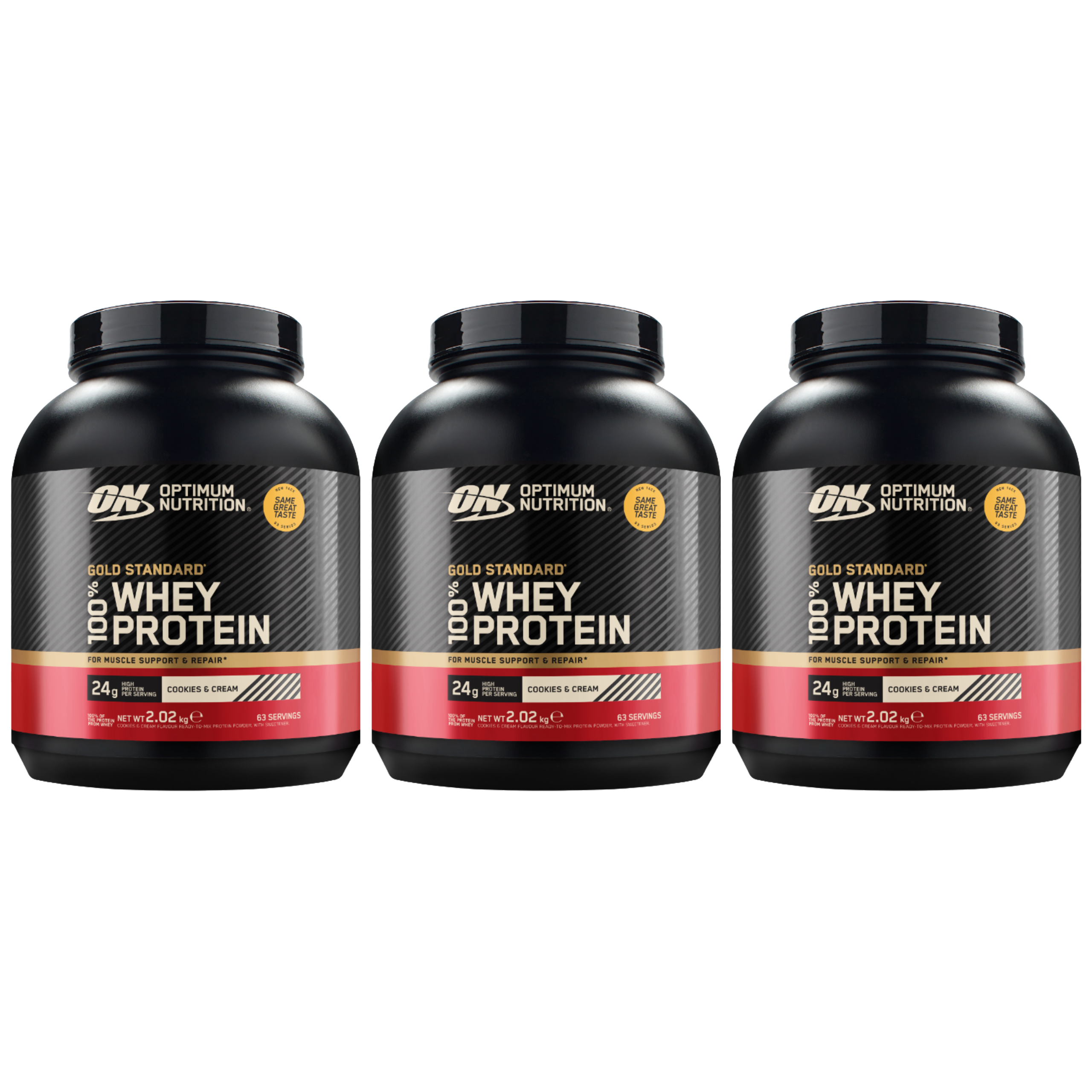 OPTIMUM NUTRITION Whey Gold Standard - 3x 2020g