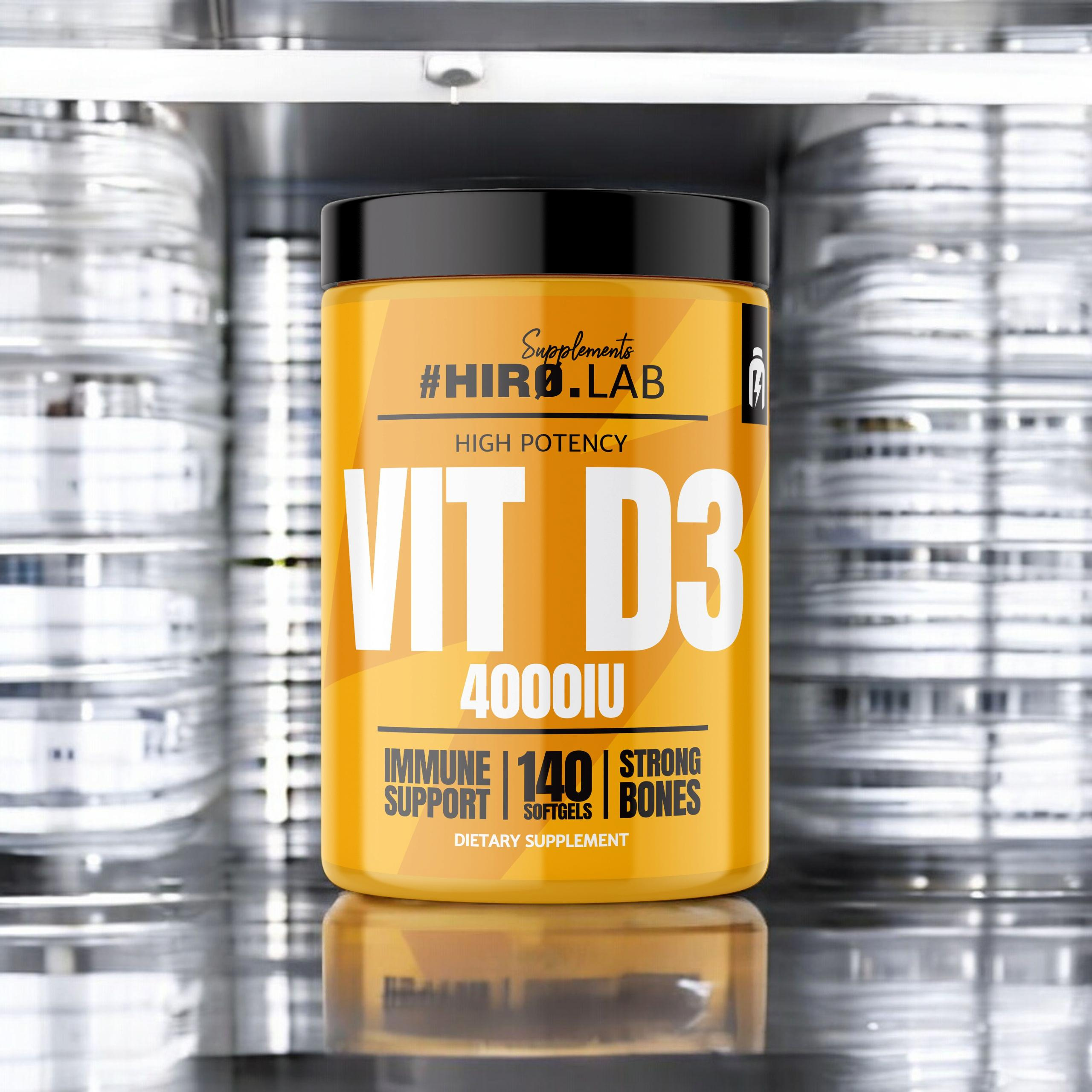 HIRO.LAB Vitamin D3 4000IU - 140 softgels