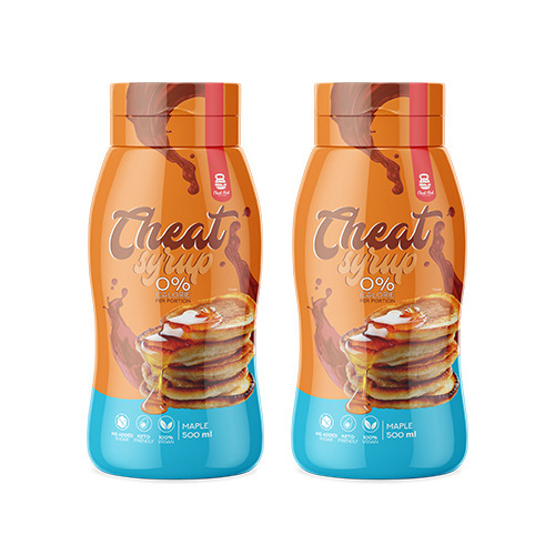 Cheat Meal Nutrition Syrup 0% (Syrop zero kalorii) - 2x 500ml - Syrop klonowy
