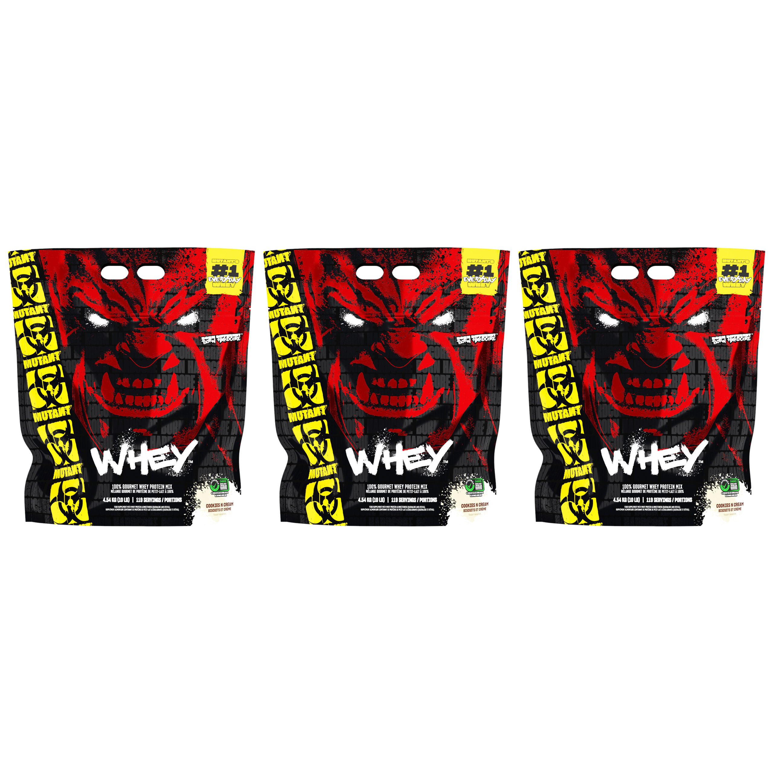 MUTANT Mutant Whey - 3x 4540g
