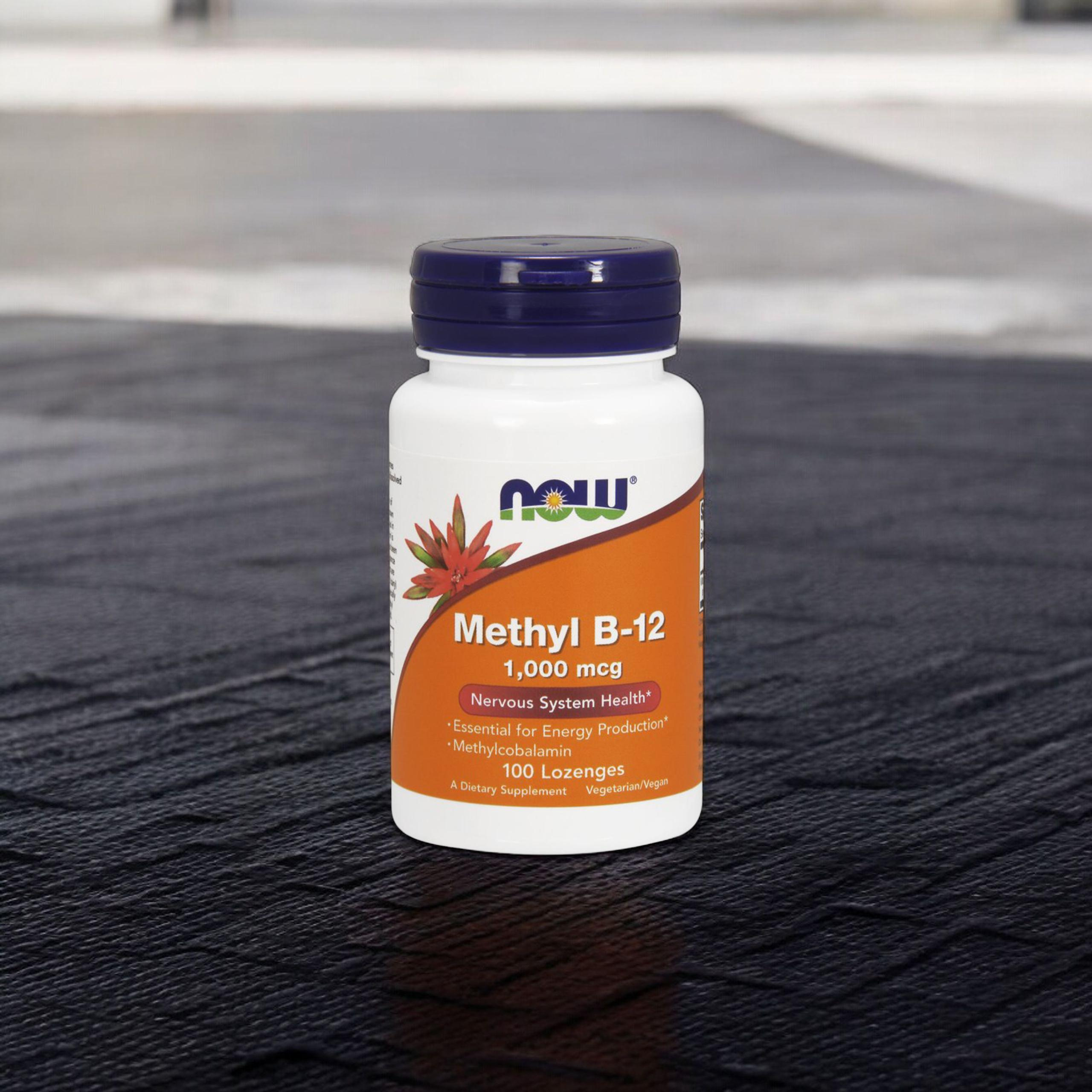 NOW Methyl B-12 1000mcg - 2x 100 lozenges