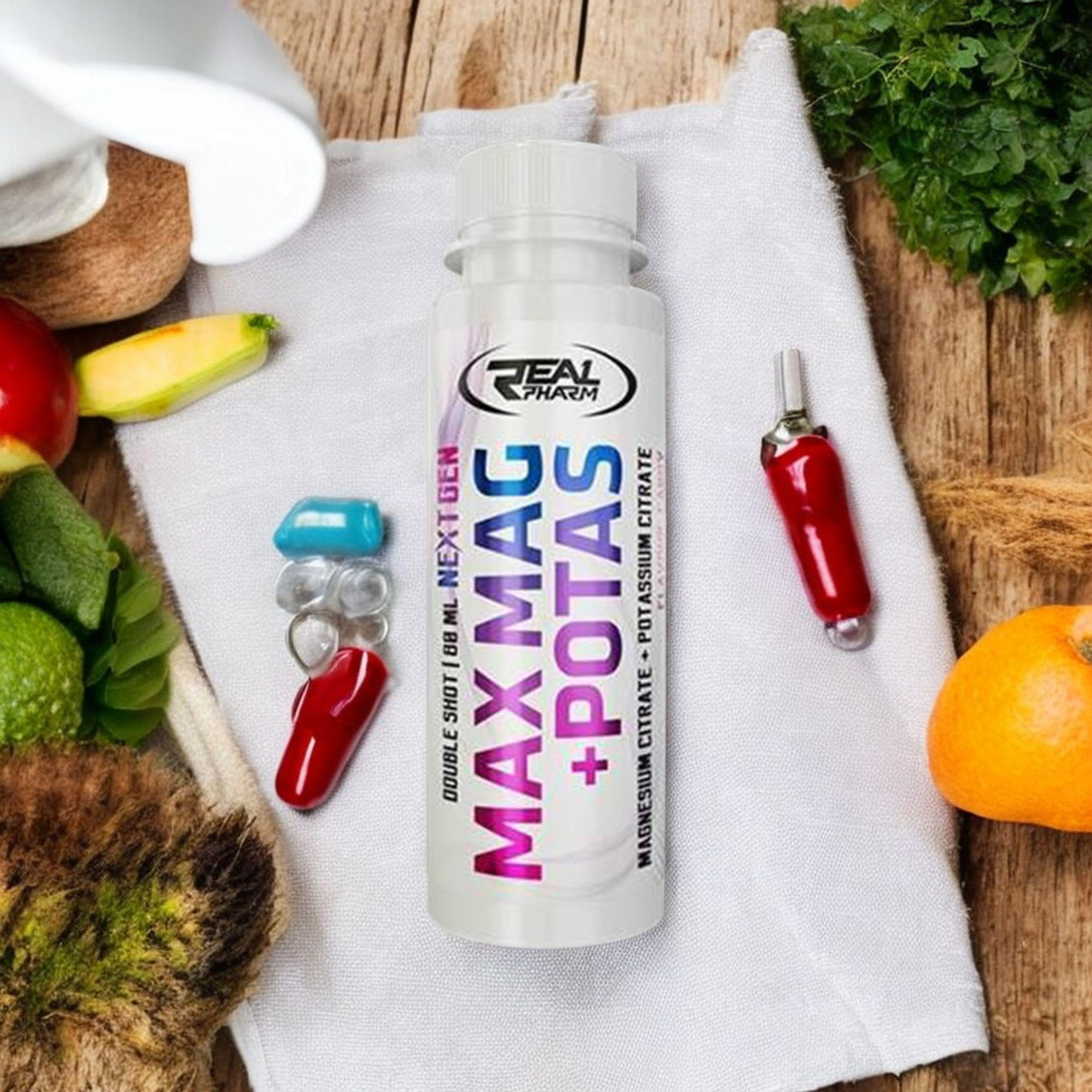 REAL PHARM - Max Mag + Potas - 2x 80ml - Candy
