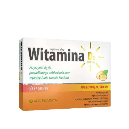 ALG PHARMA Witamina D3 2000j.m. - 60kaps