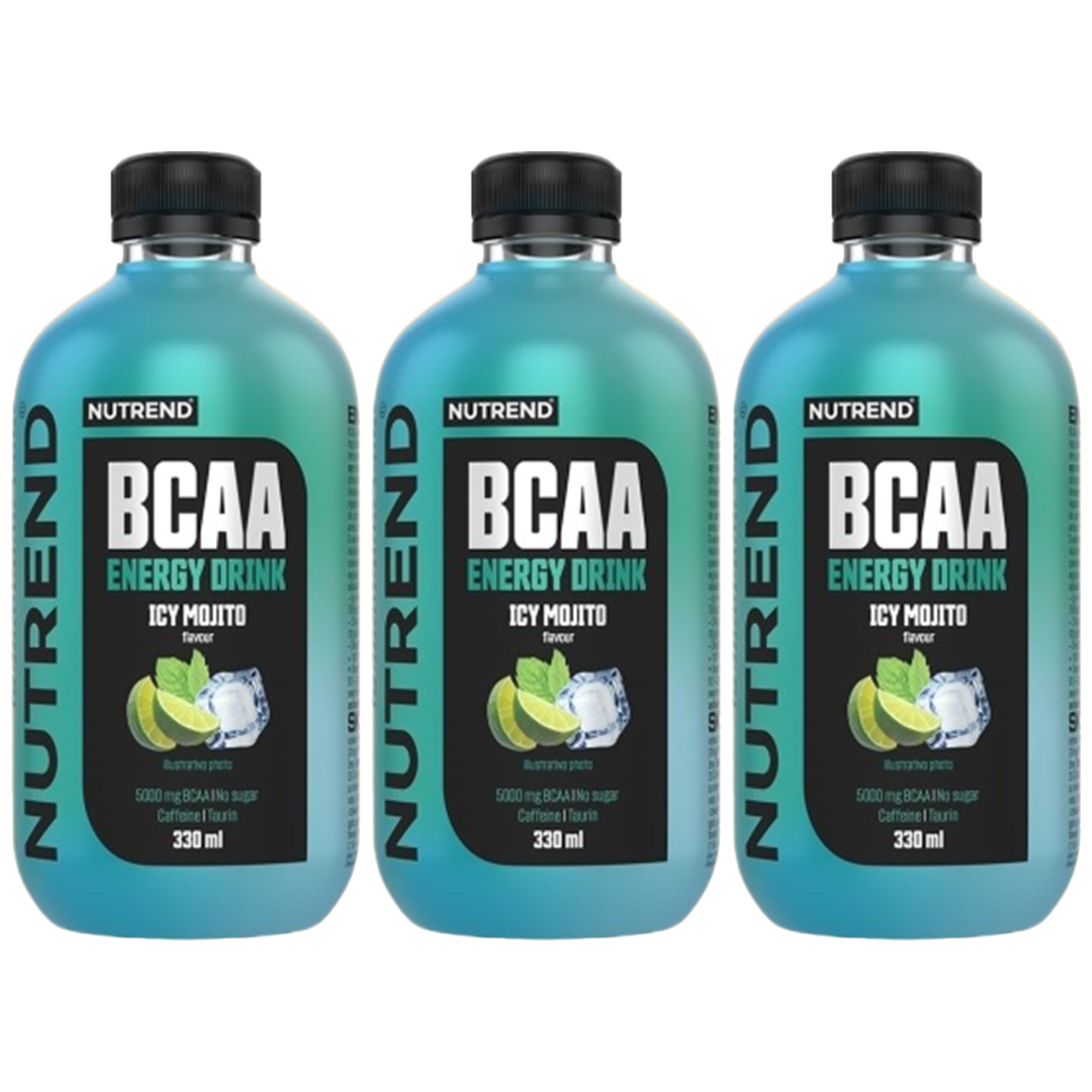NUTREND BCAA Energy Drink - 3x 330ml