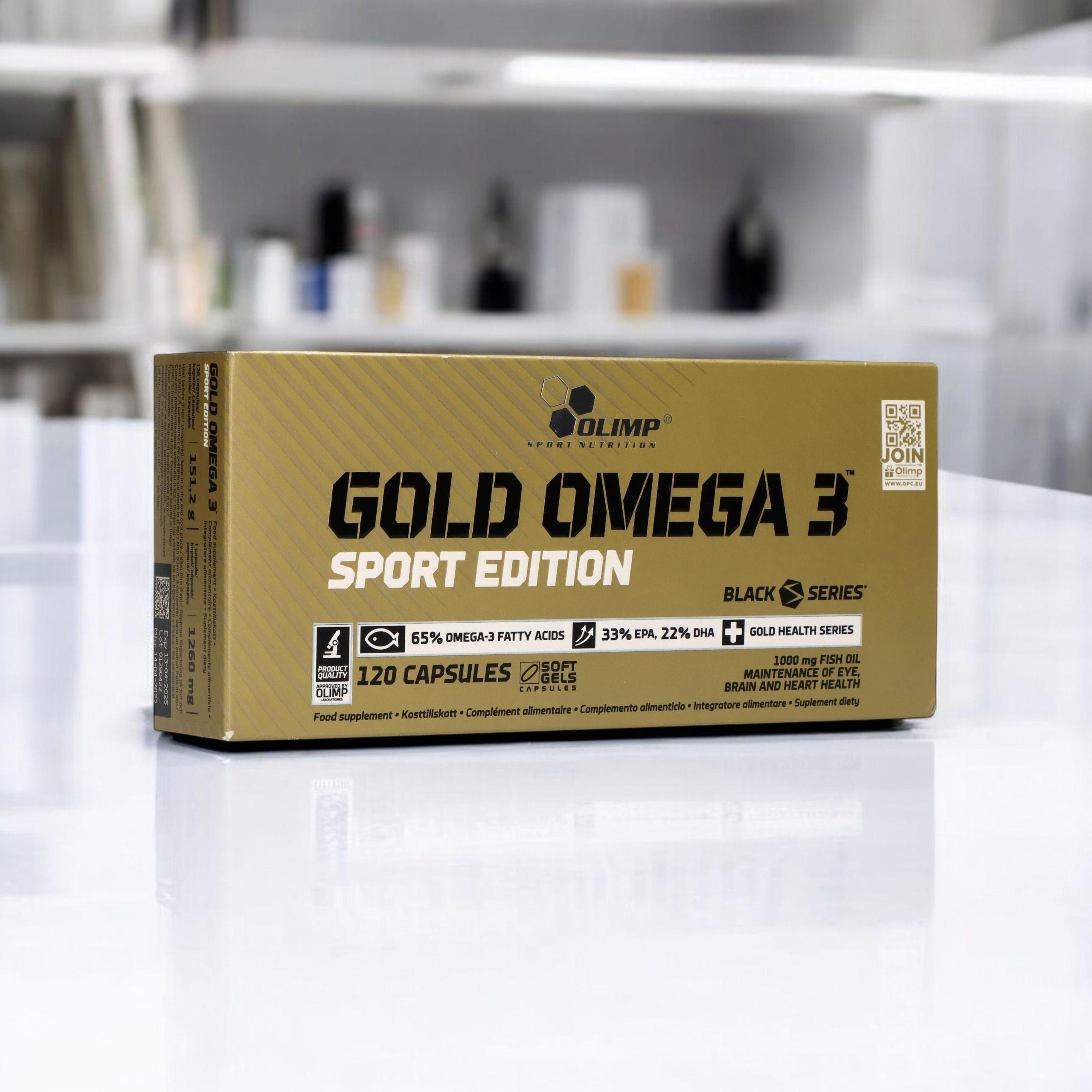 OLIMP Gold Omega 3 Sport Edition - 3x 120caps