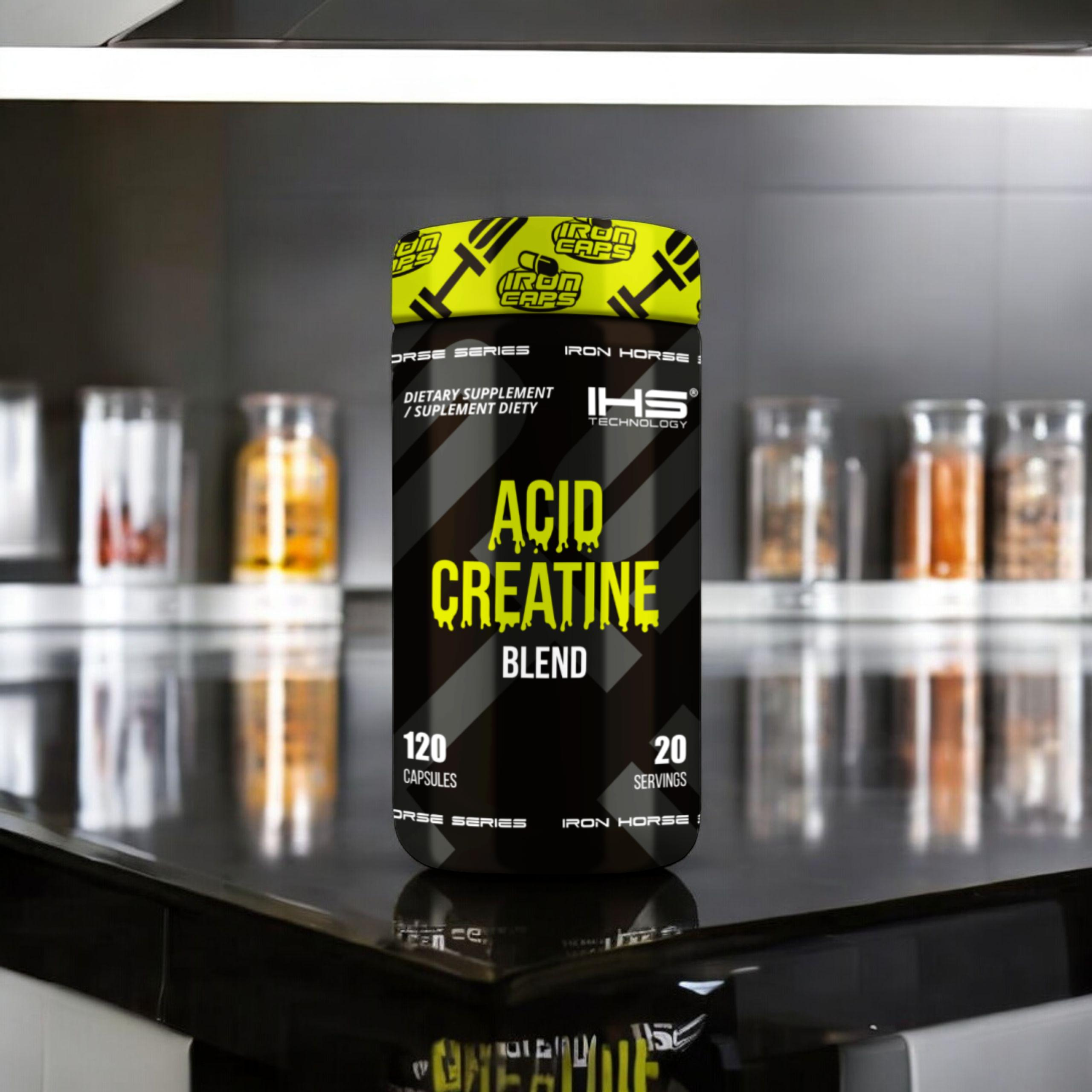 IRON HORSE - Acid Creatine Blend - 120caps.
