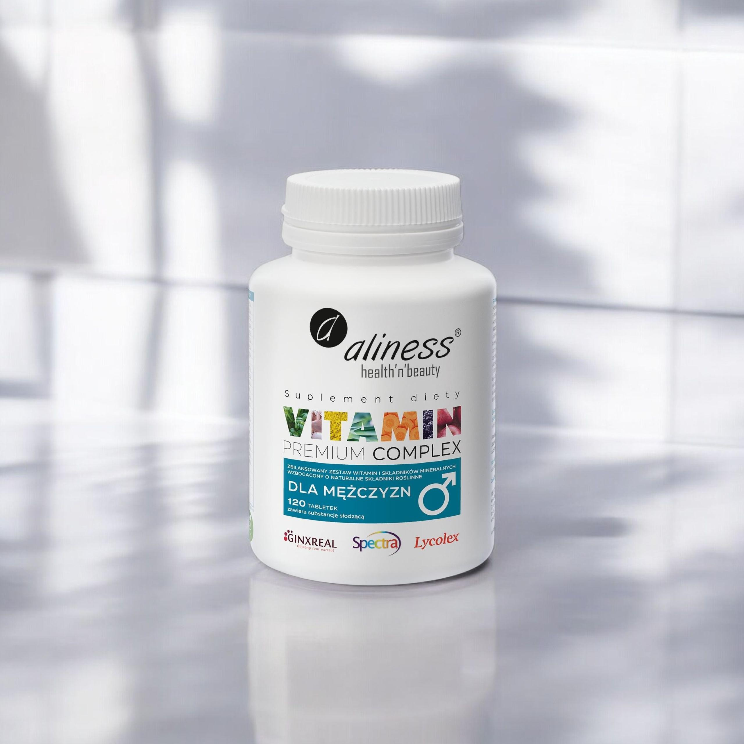 ALINESS - Vitamin Complex For Men - 2x 120tabs.