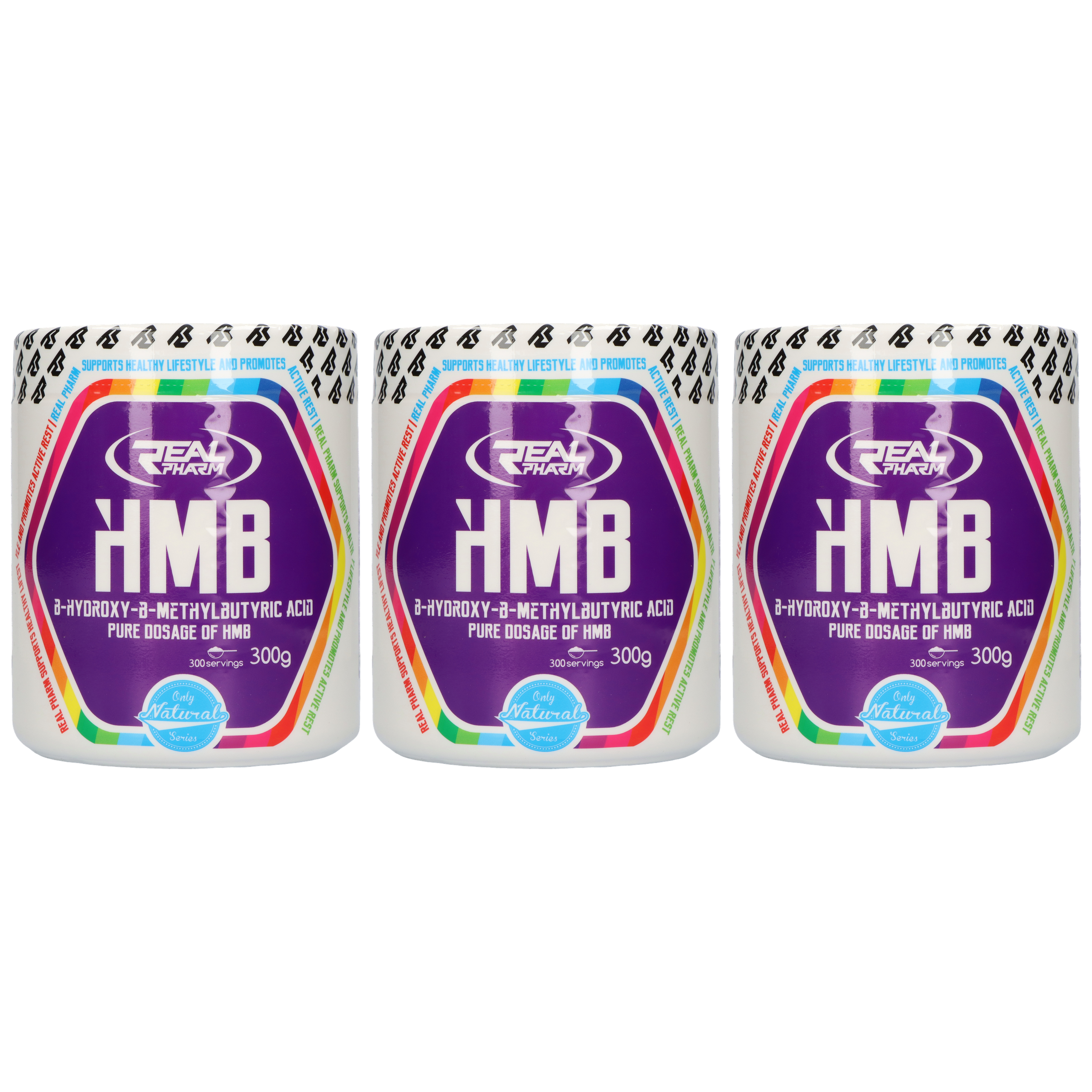 REAL PHARM HMB - 3x 300g